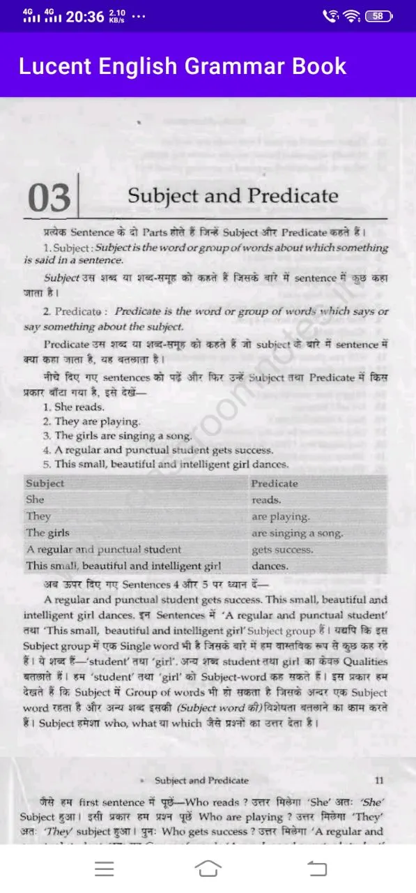 Lucent English Grammar Book | Indus Appstore | Screenshot