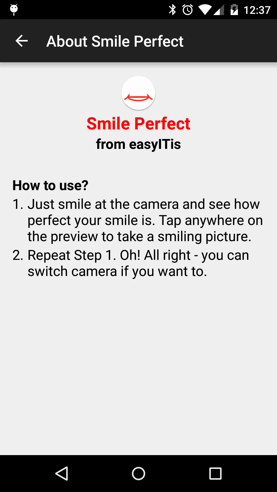 Smile Perfect Camera | Indus Appstore | Screenshot