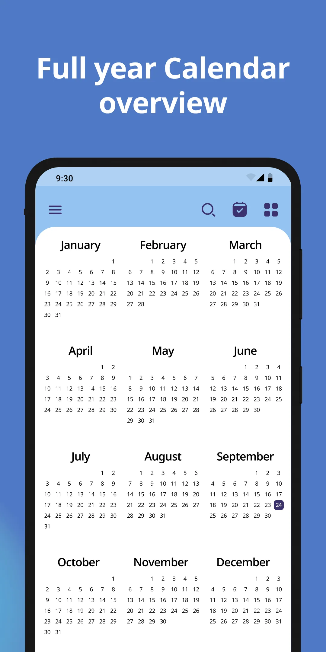 Calendar: Daily Agenda Planner | Indus Appstore | Screenshot