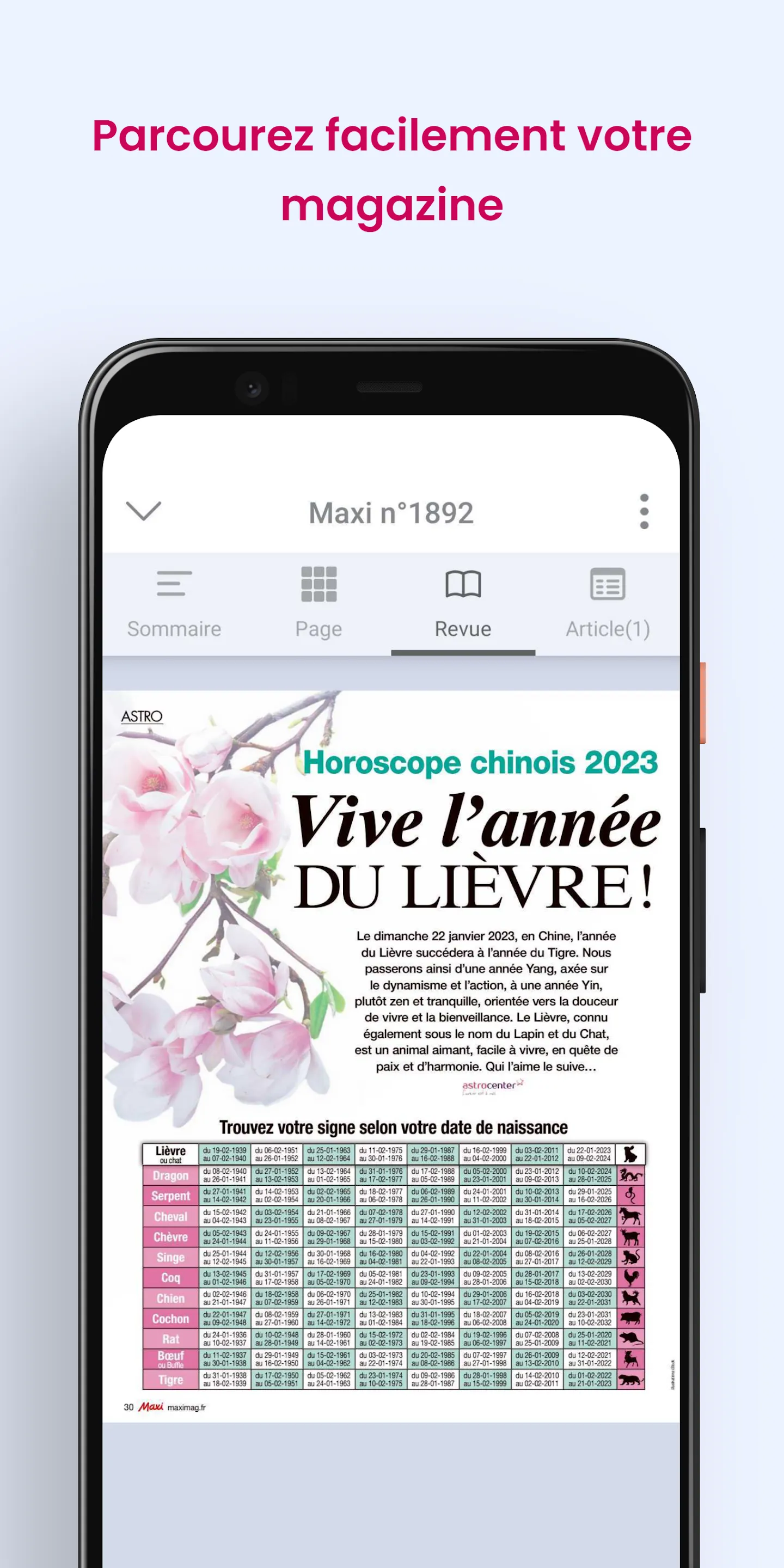 Kiosque Bauer Media France | Indus Appstore | Screenshot