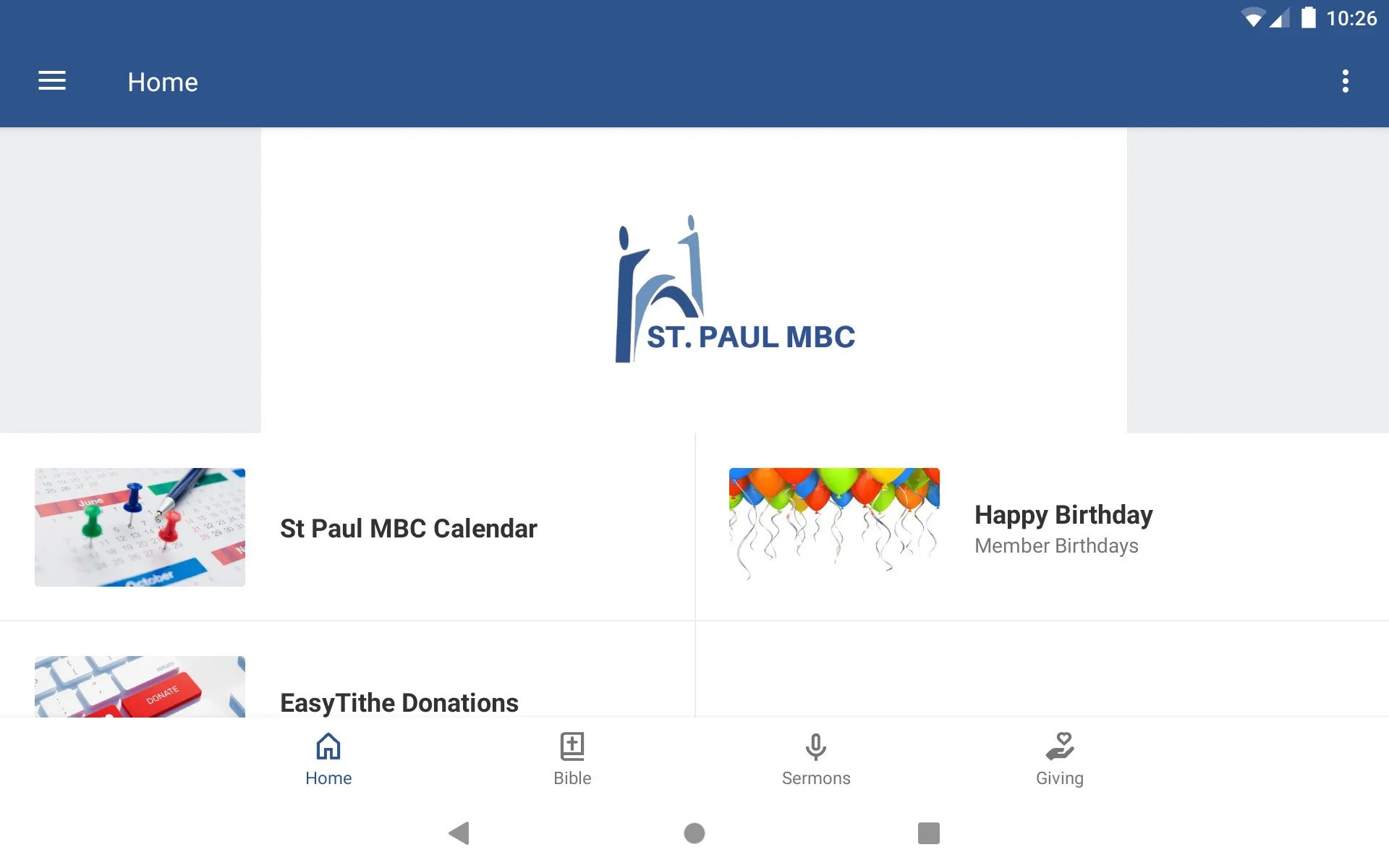 ST PAUL MBC | Indus Appstore | Screenshot