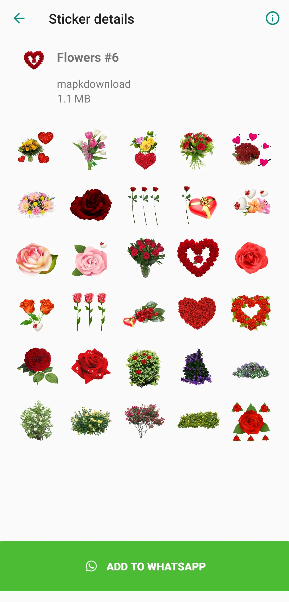 WASticker Flowers Stickers | Indus Appstore | Screenshot