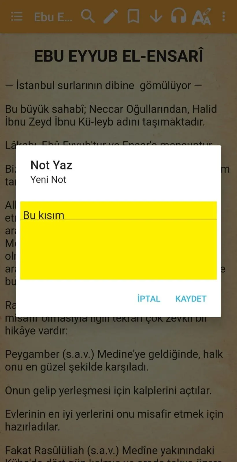 Sahabe Hayatından  Tablolar | Indus Appstore | Screenshot