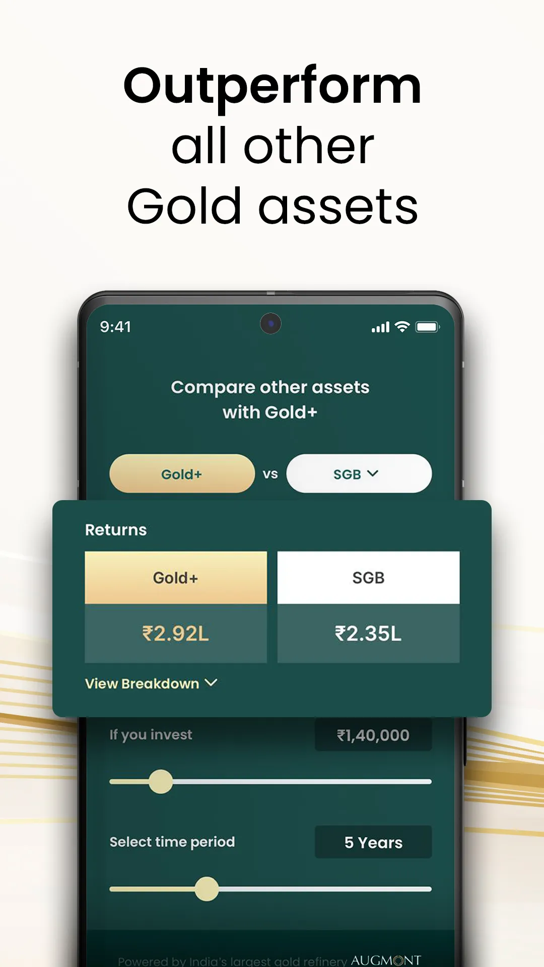 Gullak: Extra 5% Gold p.a. | Indus Appstore | Screenshot