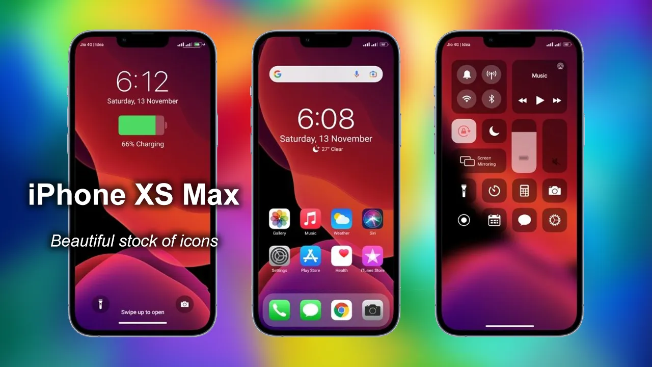 iPhone XS Max Launcher 2024 | Indus Appstore | Screenshot