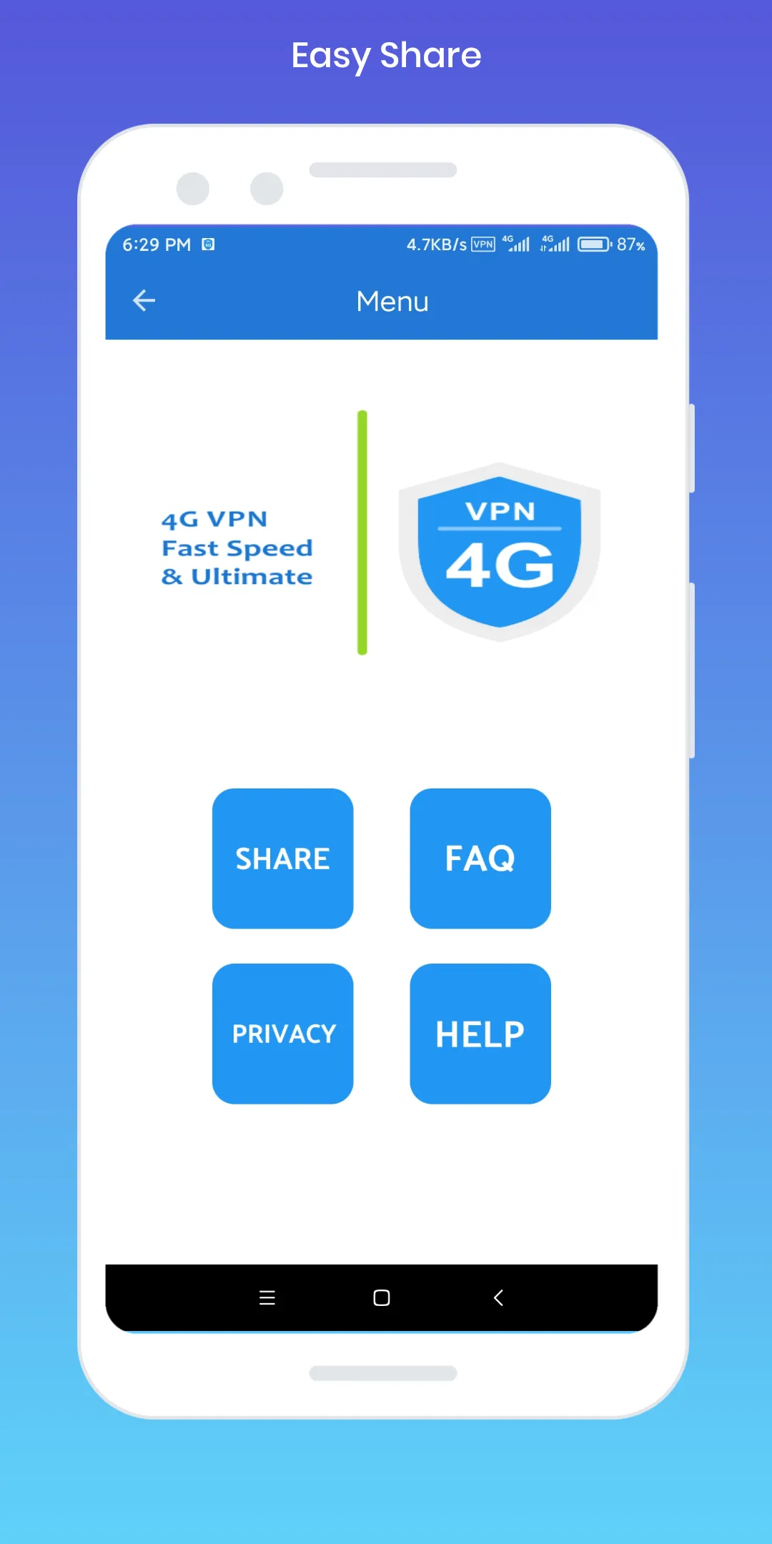 4G VPN Speed | Indus Appstore | Screenshot