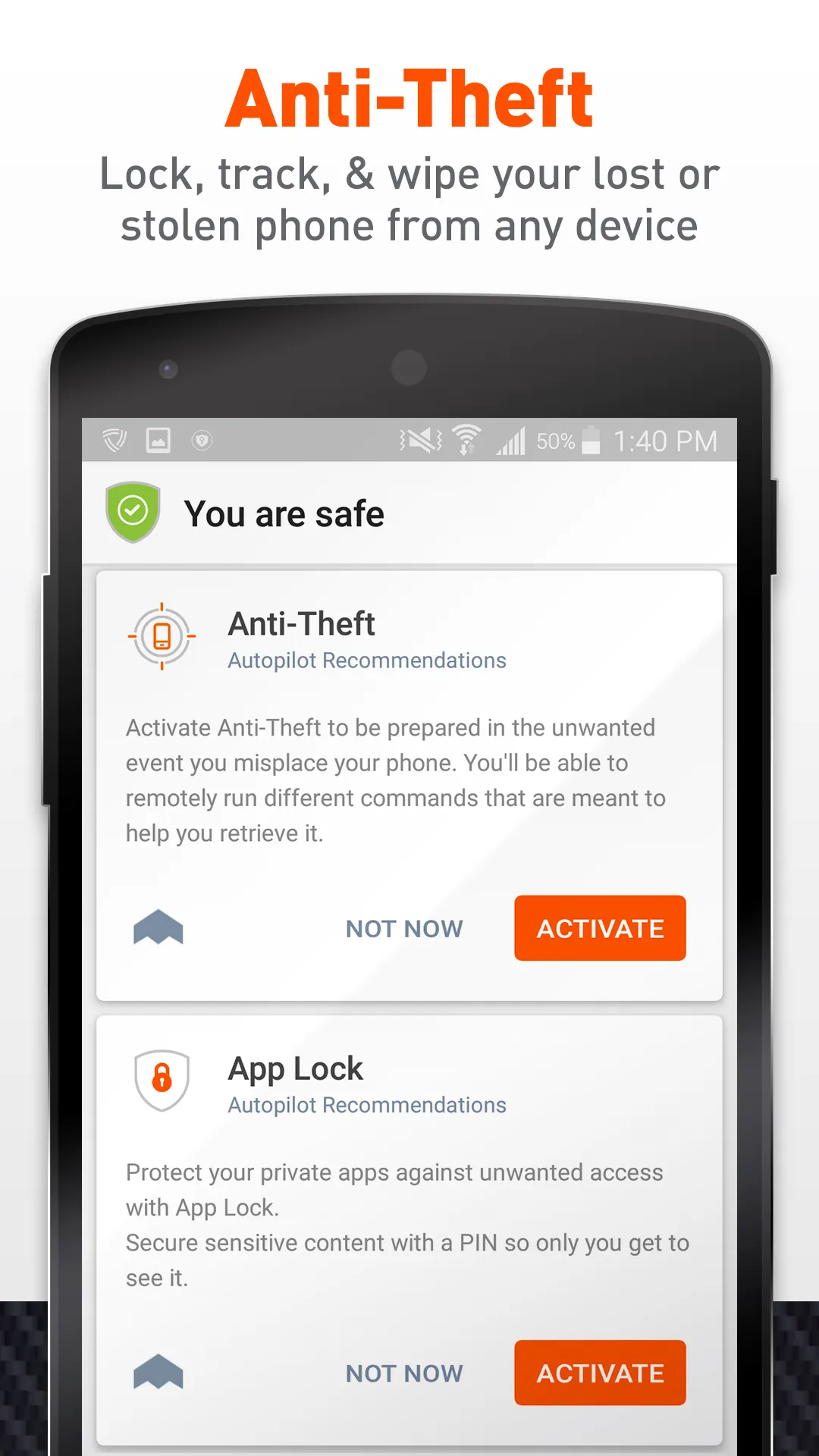 Total Defense Mobile Security | Indus Appstore | Screenshot