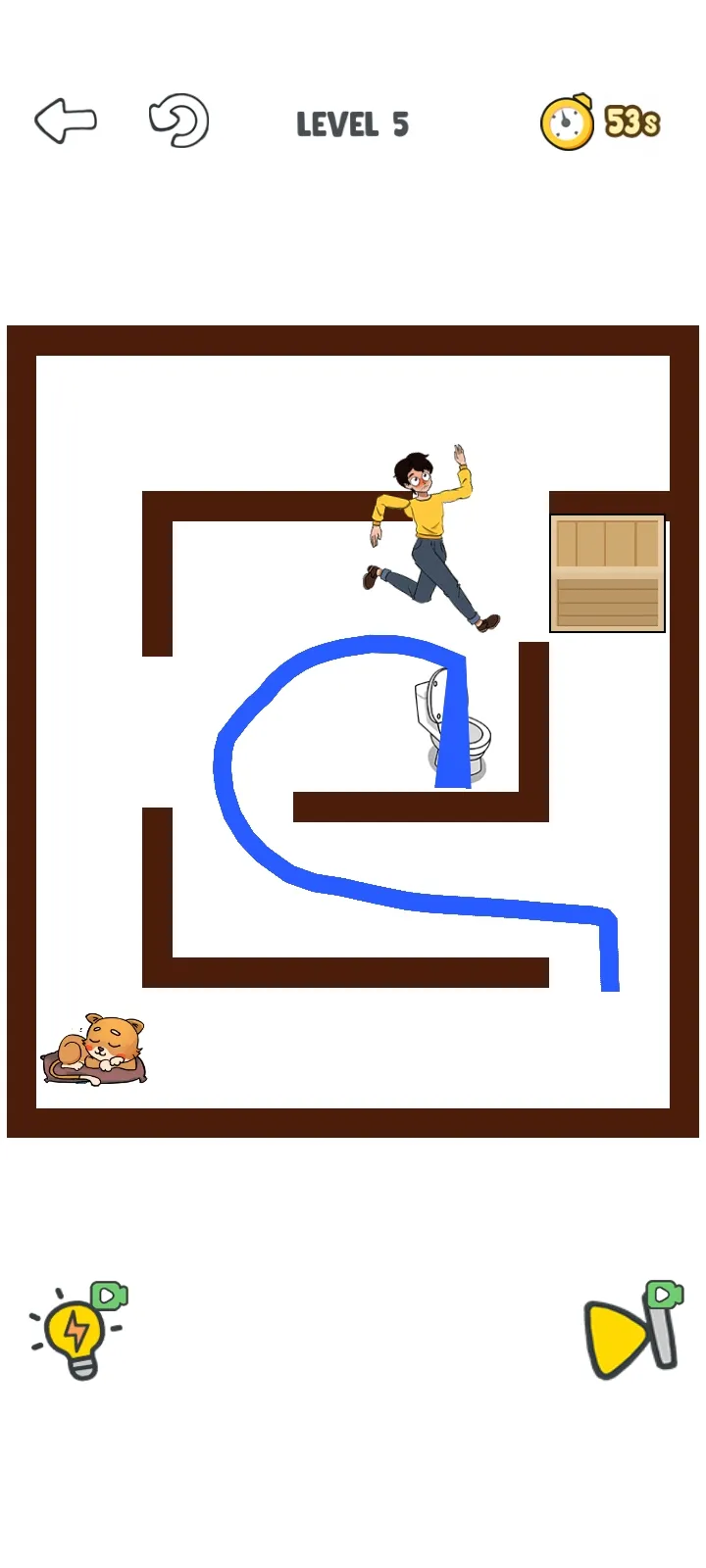 Toilet Maze: Rush to Pee | Indus Appstore | Screenshot