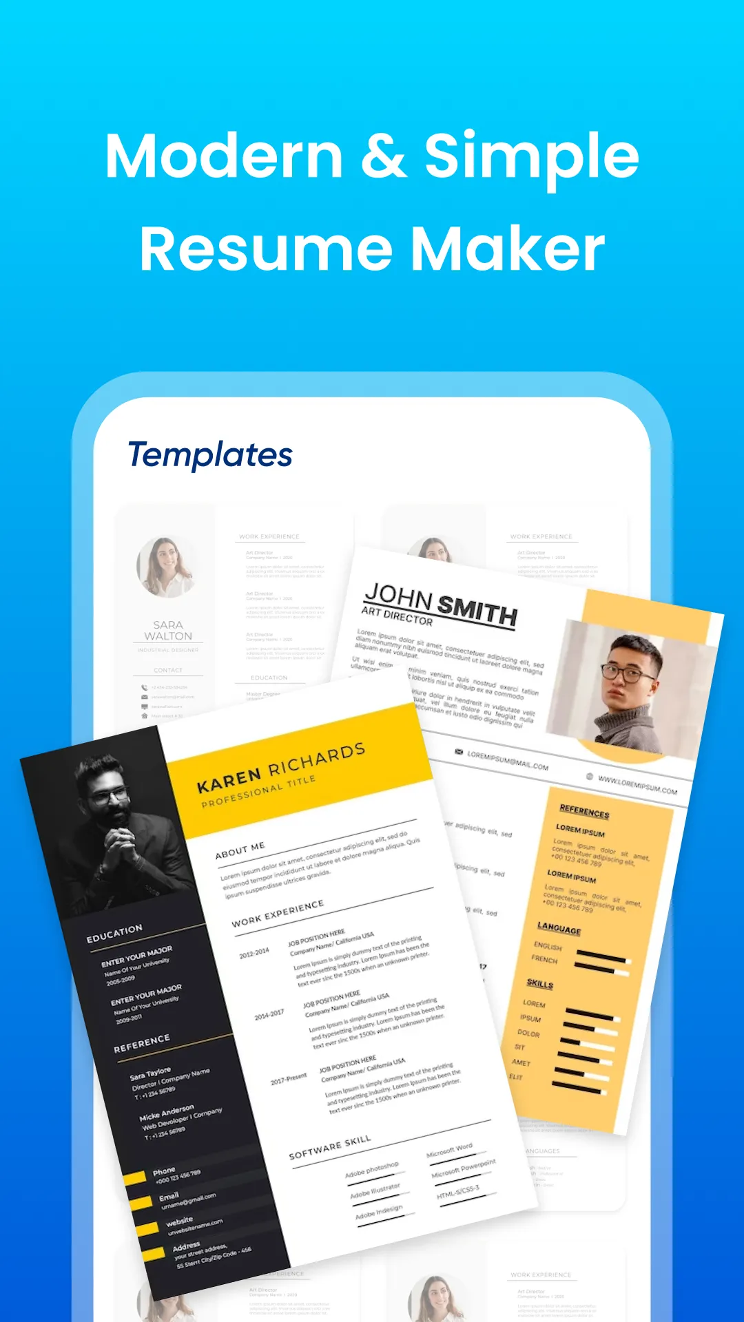 Resume Builder - CV Maker PDF | Indus Appstore | Screenshot