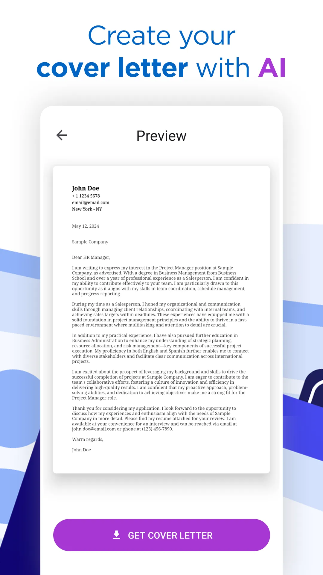 AI Resume Builder CV Maker PDF | Indus Appstore | Screenshot