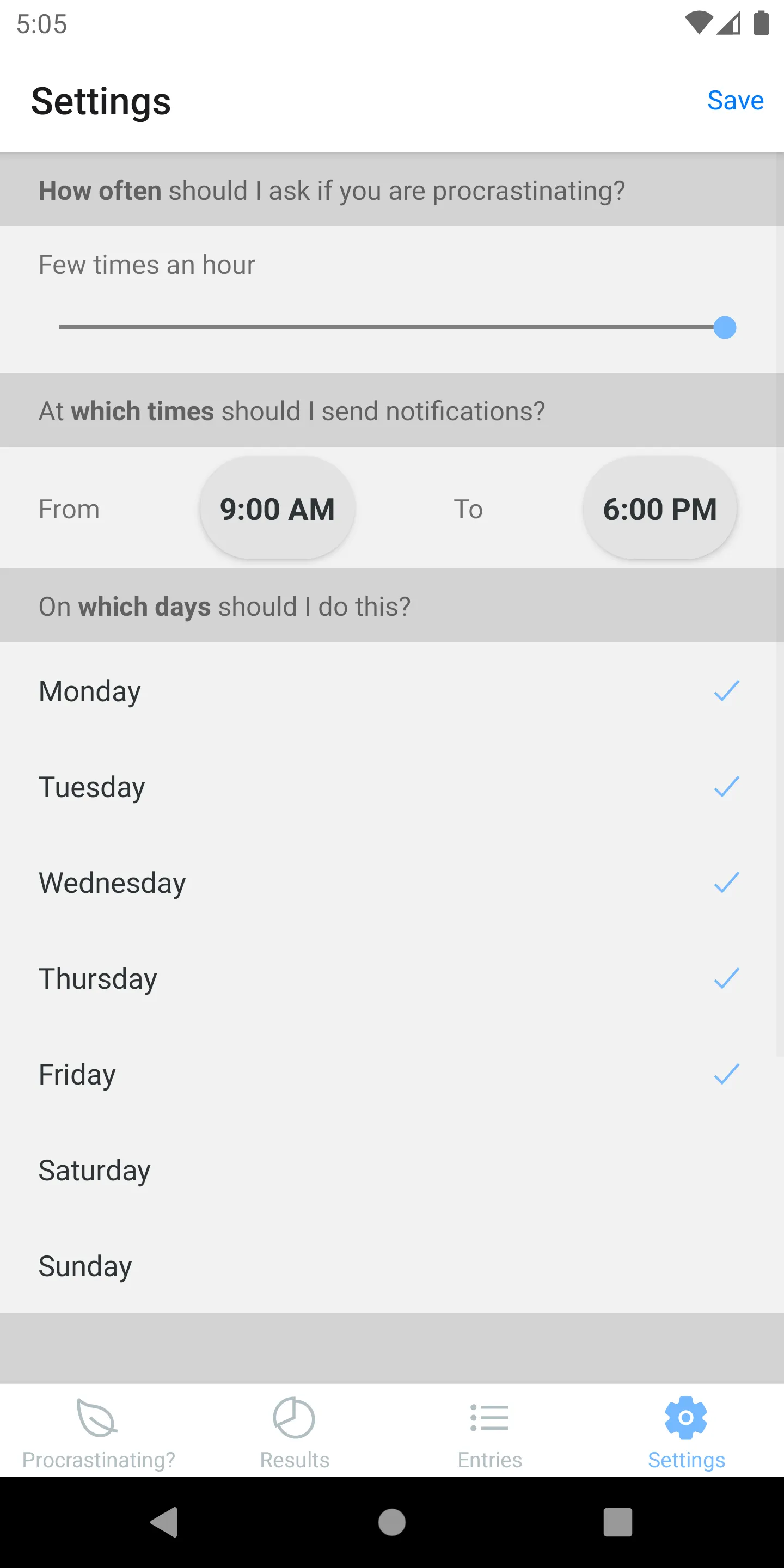 DWT - Procrastination Tracker | Indus Appstore | Screenshot