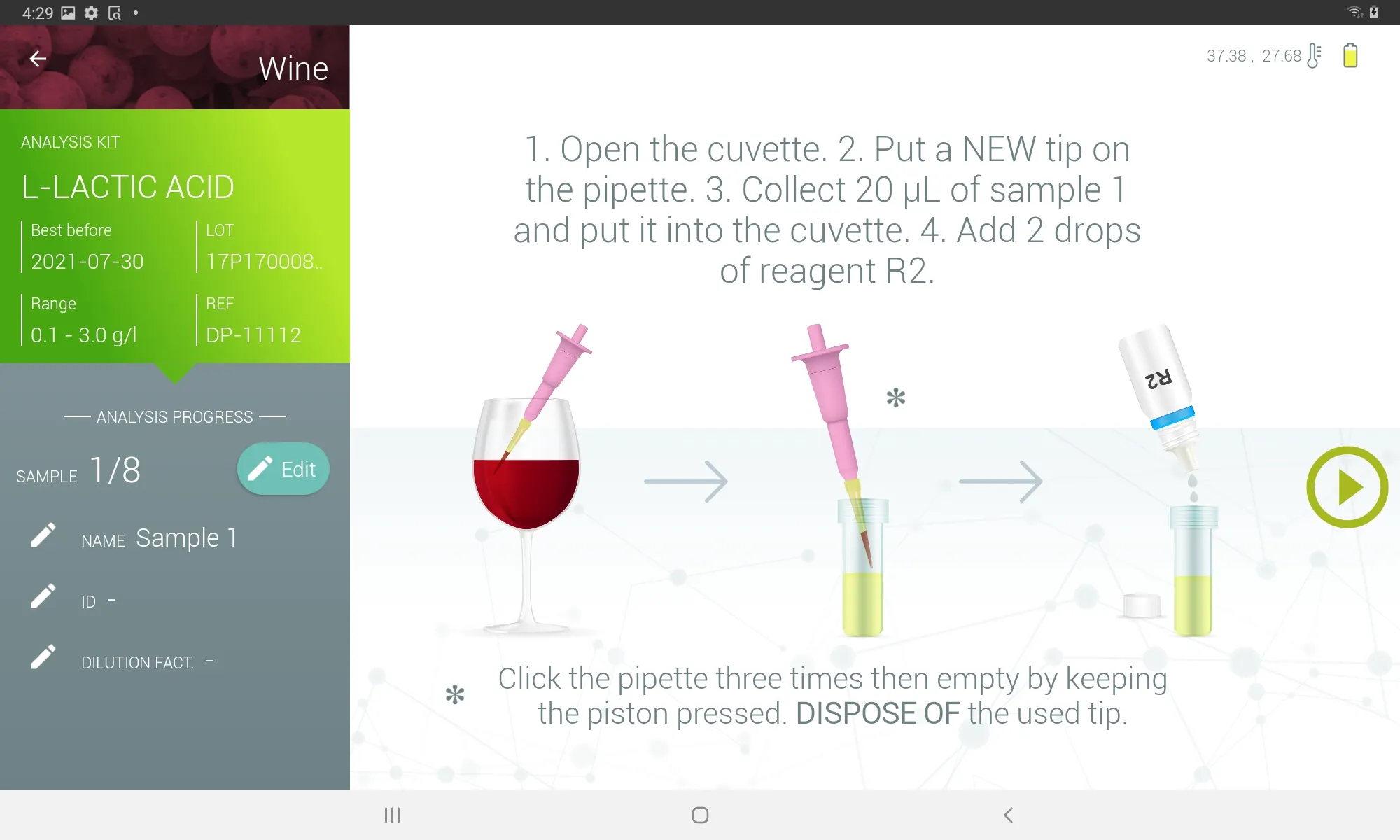 SMΔRT ANALYSIS Wine | Indus Appstore | Screenshot