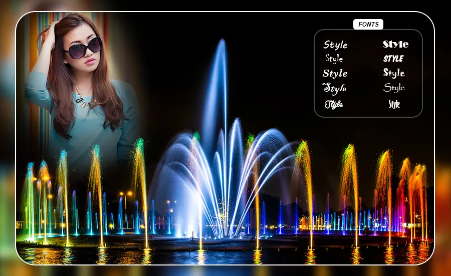 Water Fountain Photo Frames | Indus Appstore | Screenshot