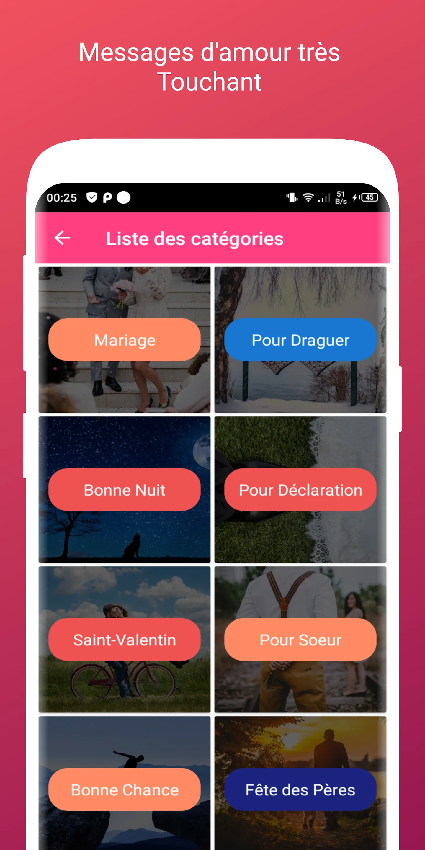 SMS D'amour Très Touchant 2024 | Indus Appstore | Screenshot