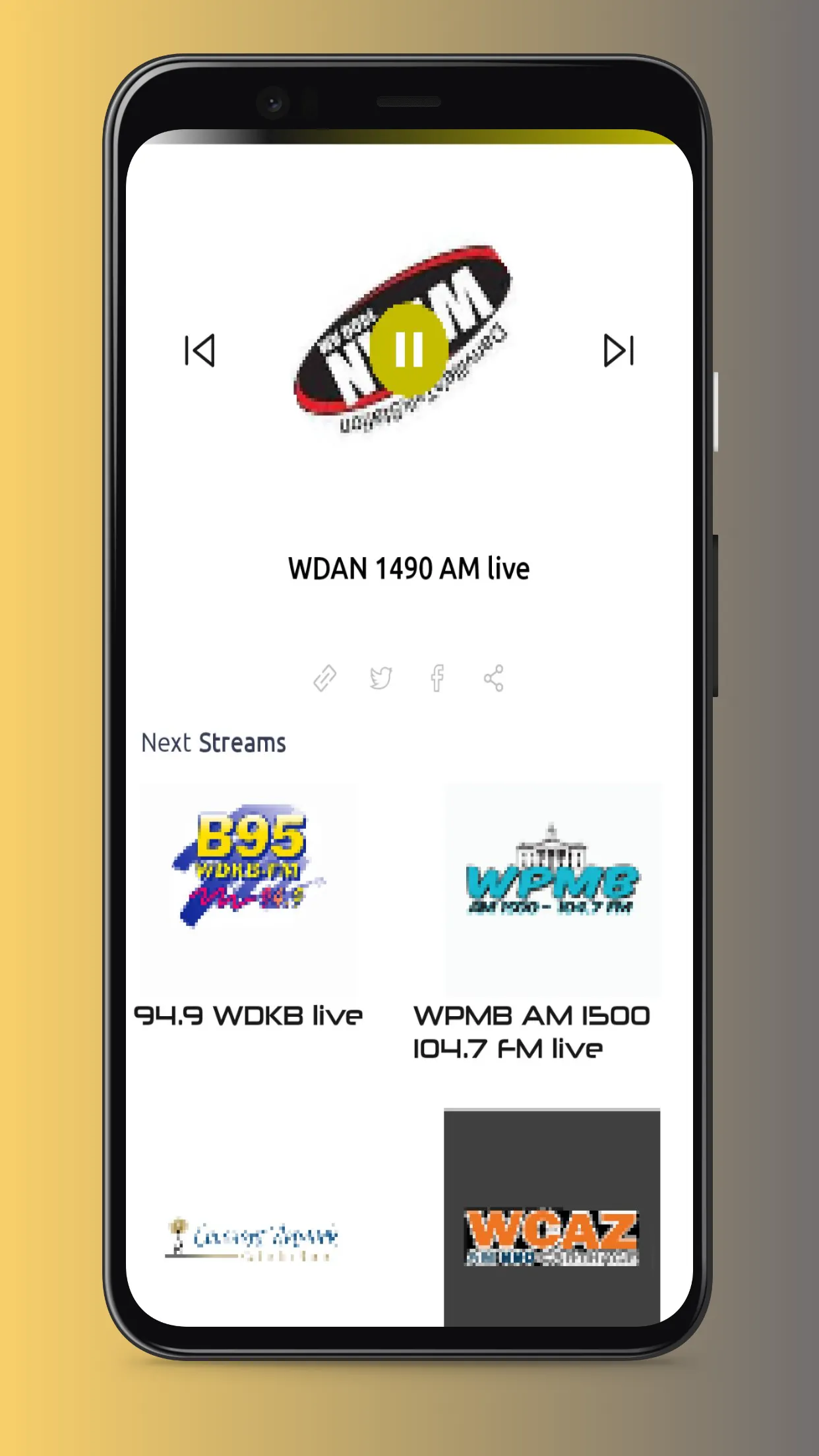 Radio Illinois: Radio Stations | Indus Appstore | Screenshot