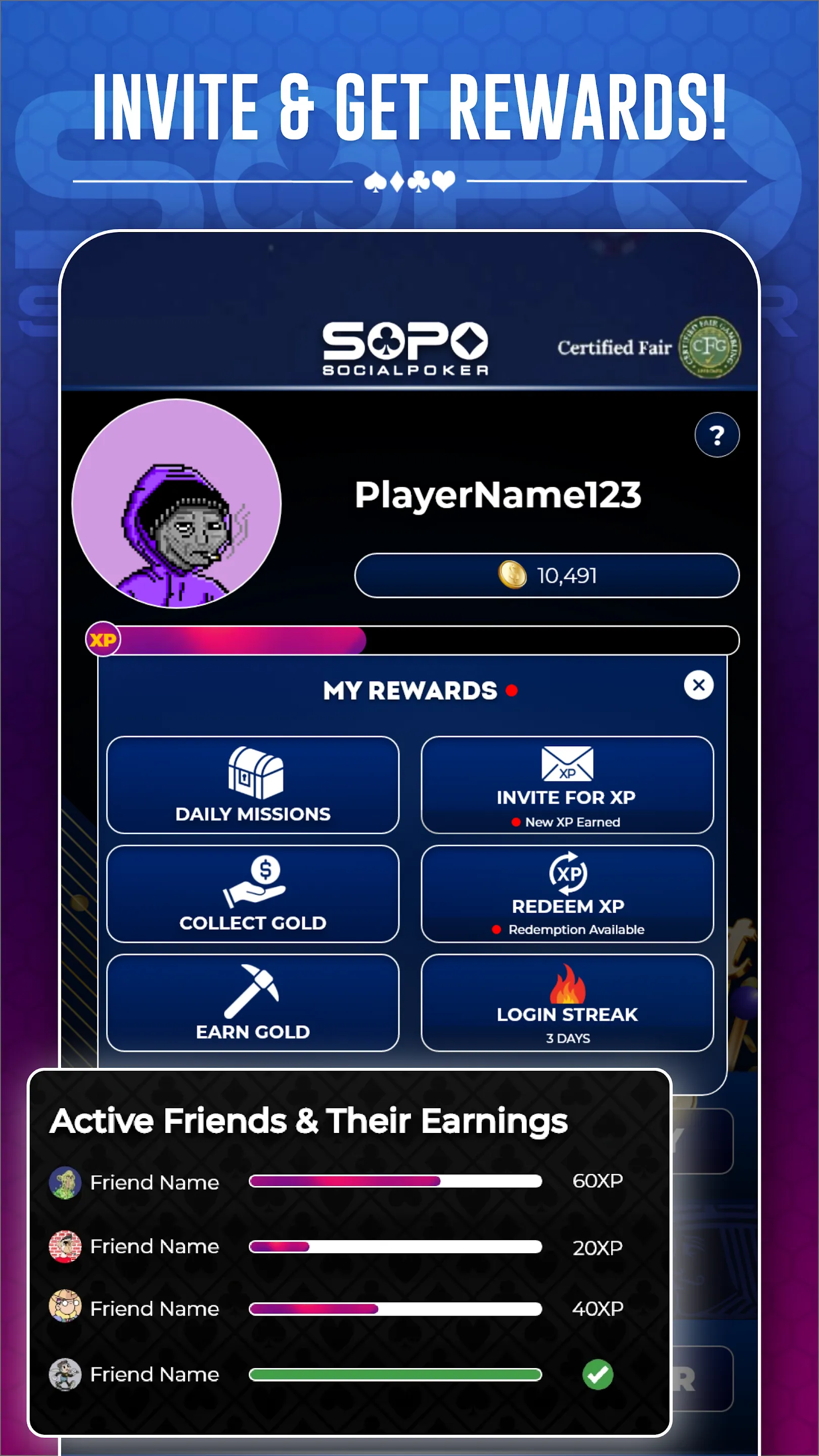 SoPo Poker - Social Poker | Indus Appstore | Screenshot