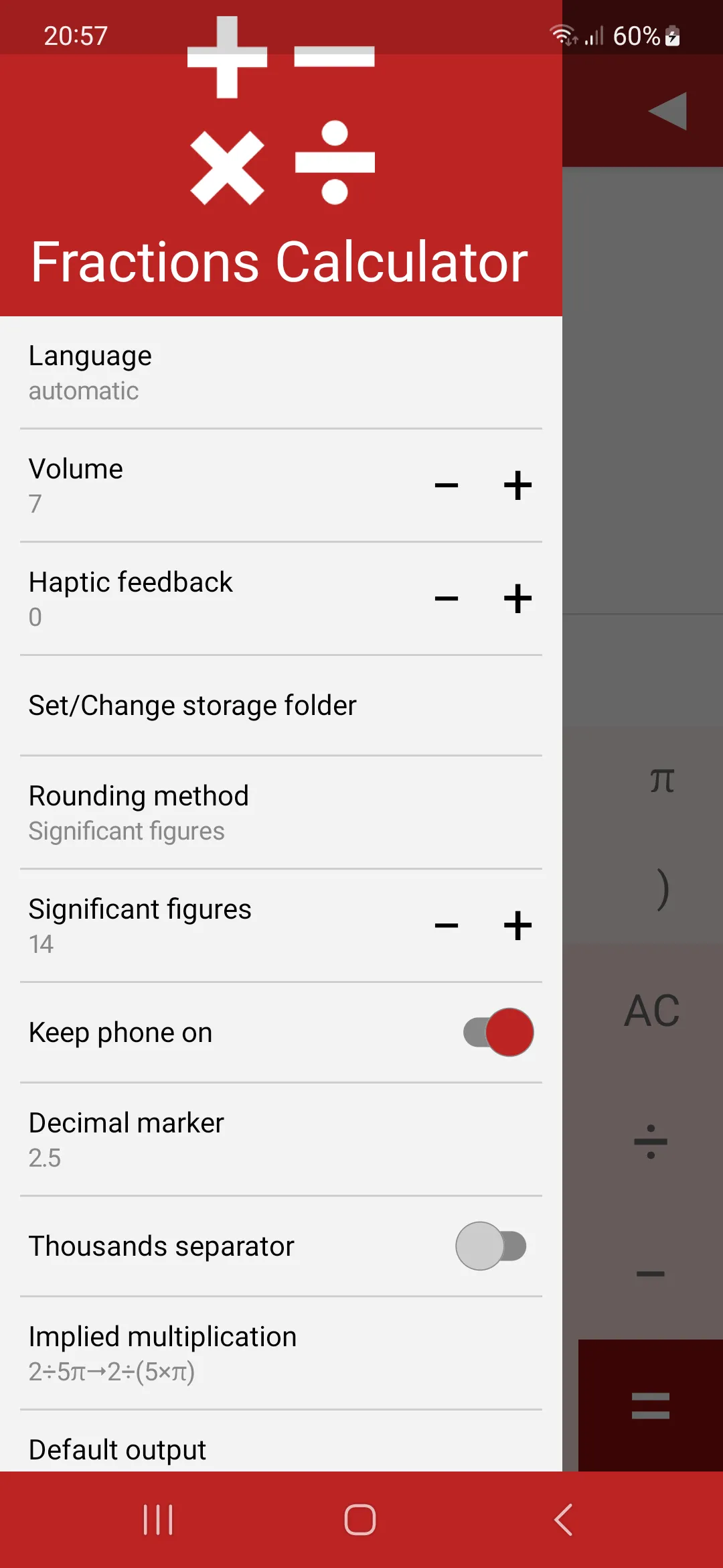 Fractions Calculator | Indus Appstore | Screenshot