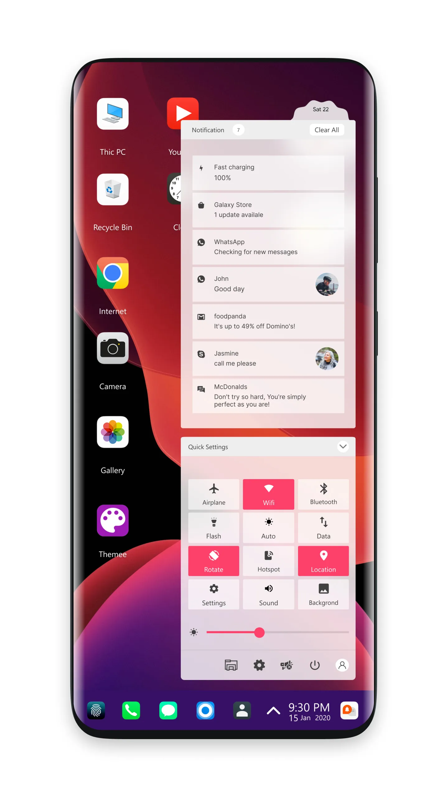 OS13 Theme for launcher | Indus Appstore | Screenshot