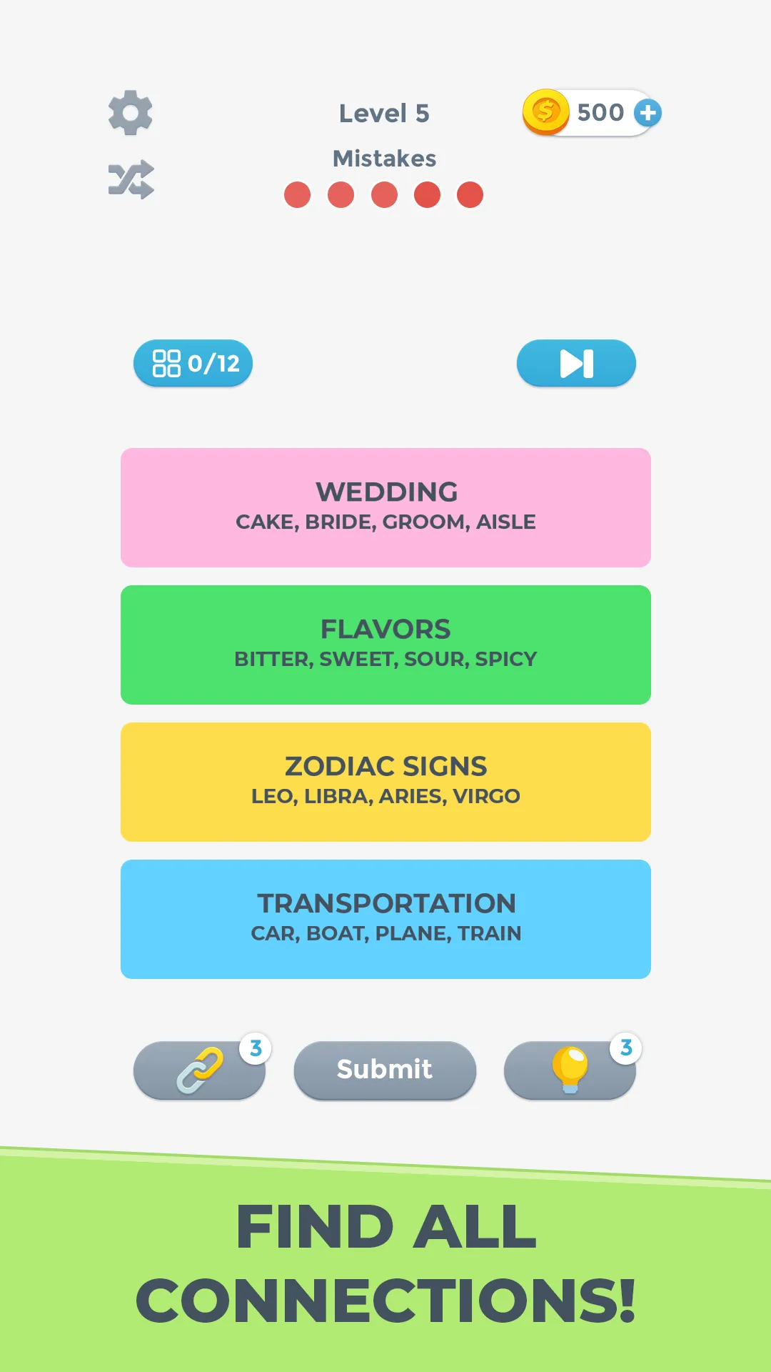 Connections Game - No wifi | Indus Appstore | Screenshot