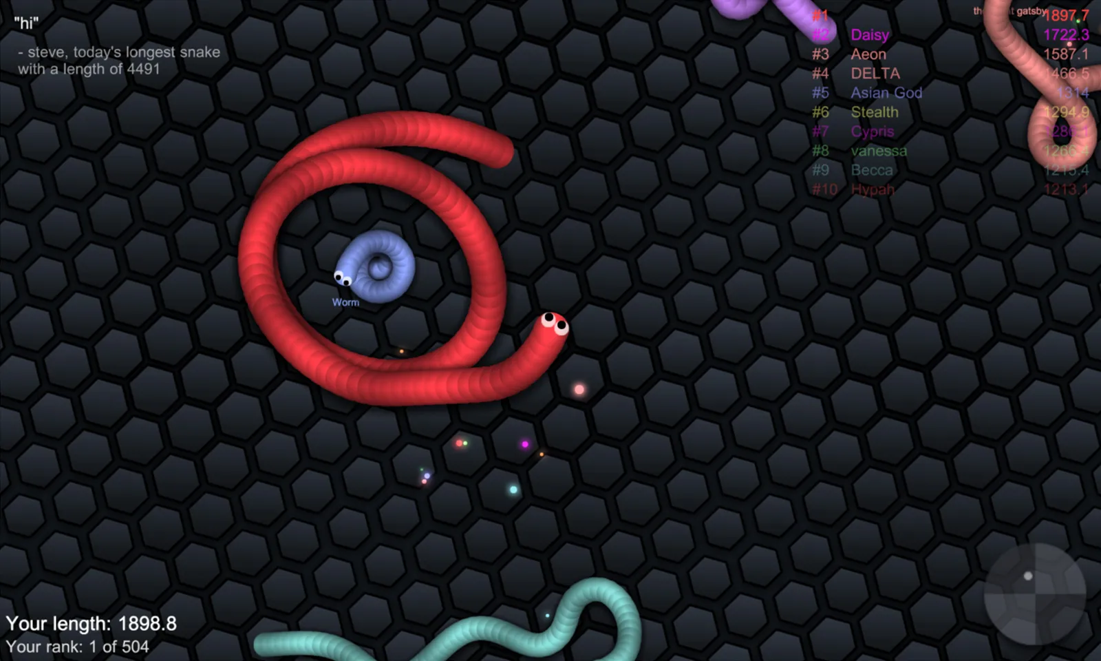 slither.io | Indus Appstore | Screenshot