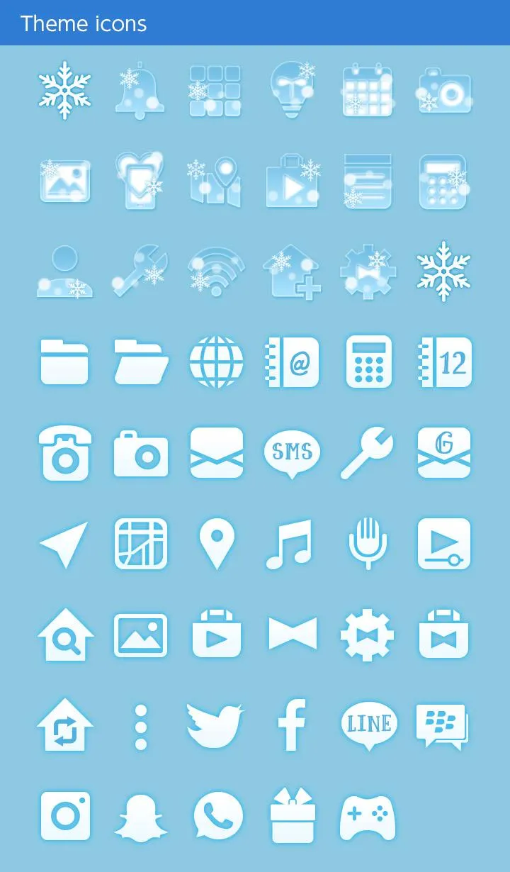 Snow Tree Theme | Indus Appstore | Screenshot