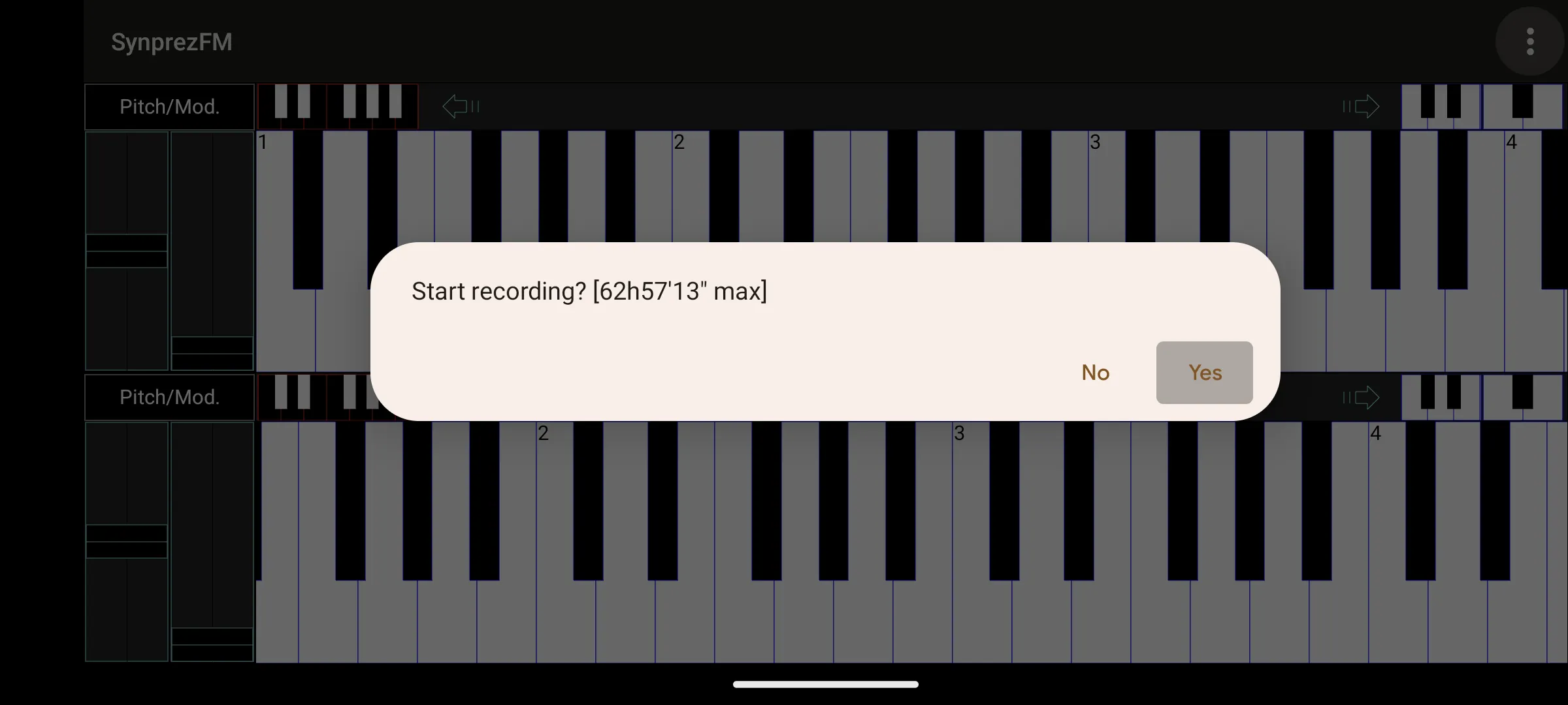 FM Synthesizer [SynprezFM II] | Indus Appstore | Screenshot