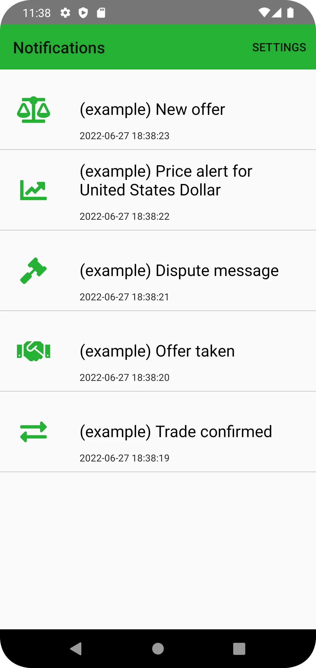 Bisq Notifications | Indus Appstore | Screenshot