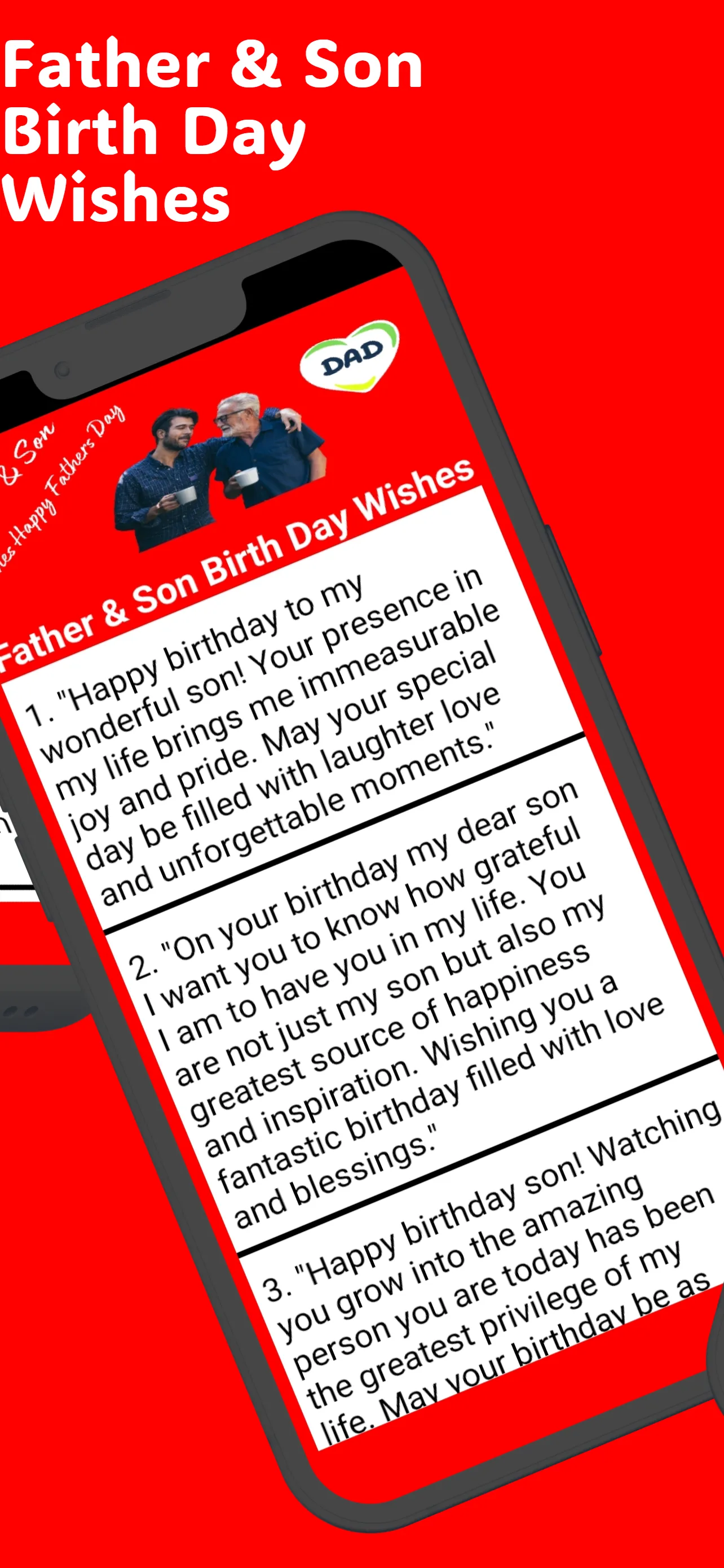 Father and Son Wishes &Quotes | Indus Appstore | Screenshot