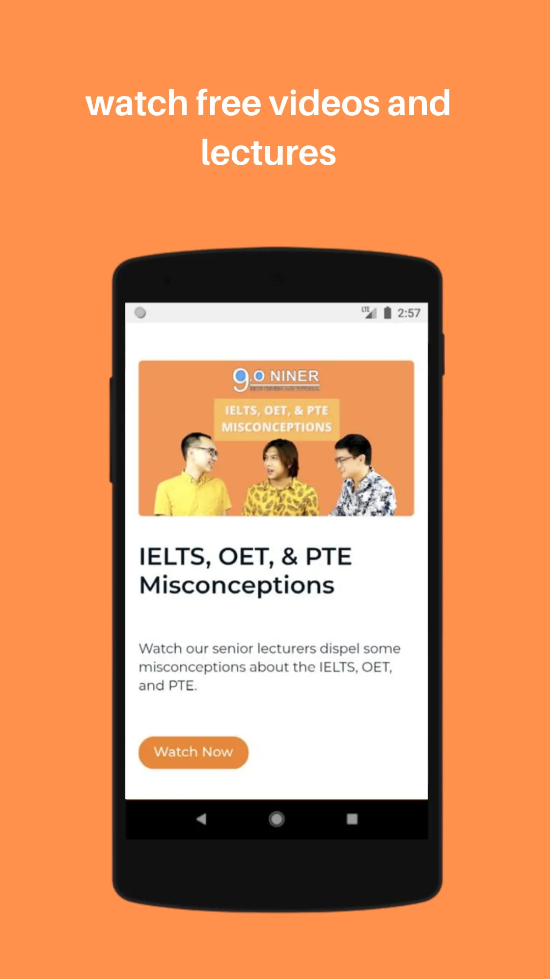 9.0 Niner IELTS OET PTE | Indus Appstore | Screenshot