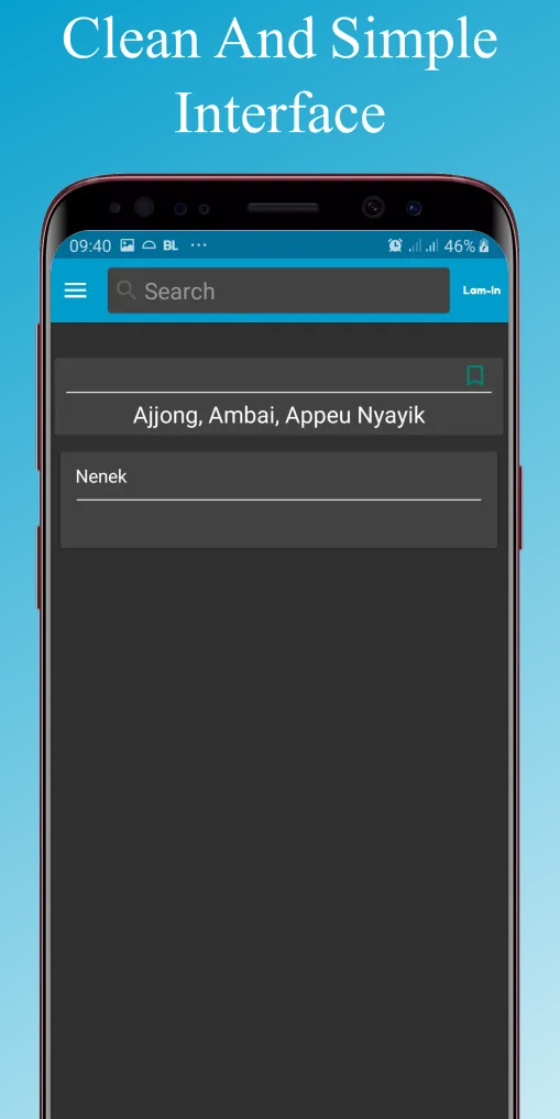 Kamus Bahasa  Lampung | Indus Appstore | Screenshot