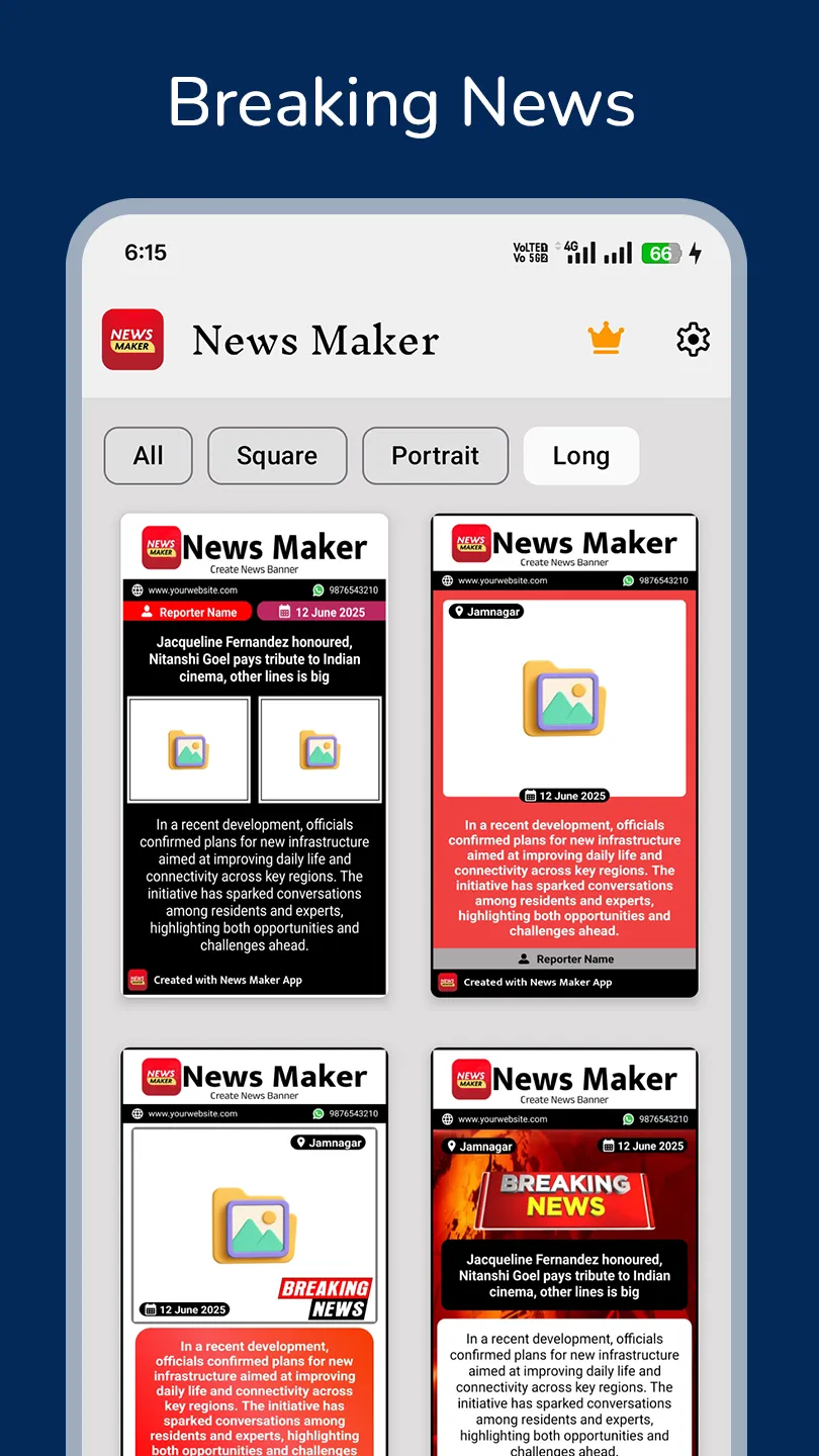 News Maker - Banner Maker | Indus Appstore | Screenshot
