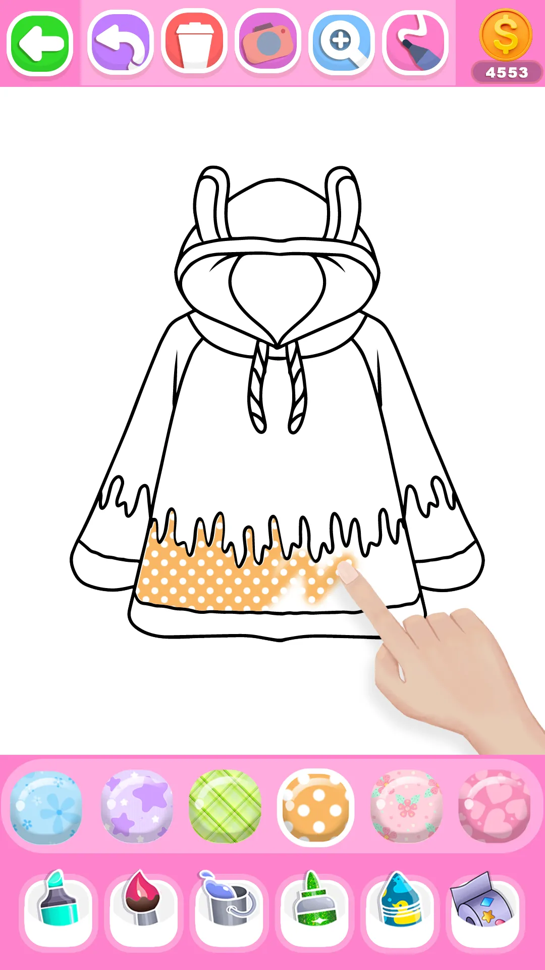 Dress Coloring Game Glitter | Indus Appstore | Screenshot