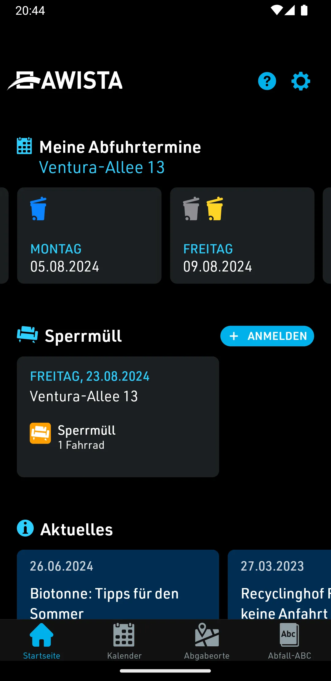 AWISTA Kommunal | Indus Appstore | Screenshot