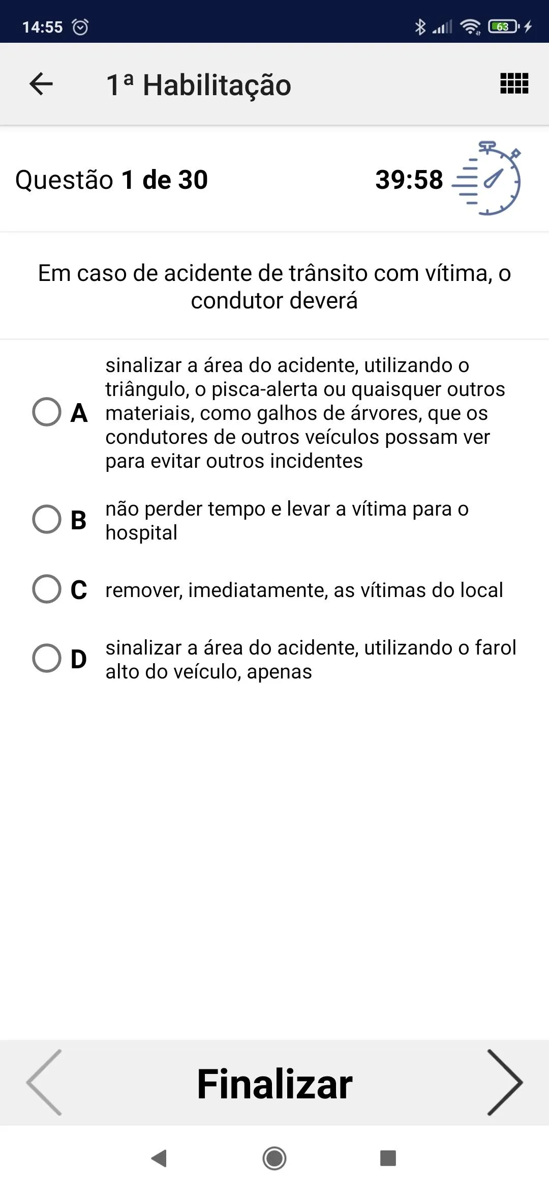 Simulado Detran-SP | Indus Appstore | Screenshot