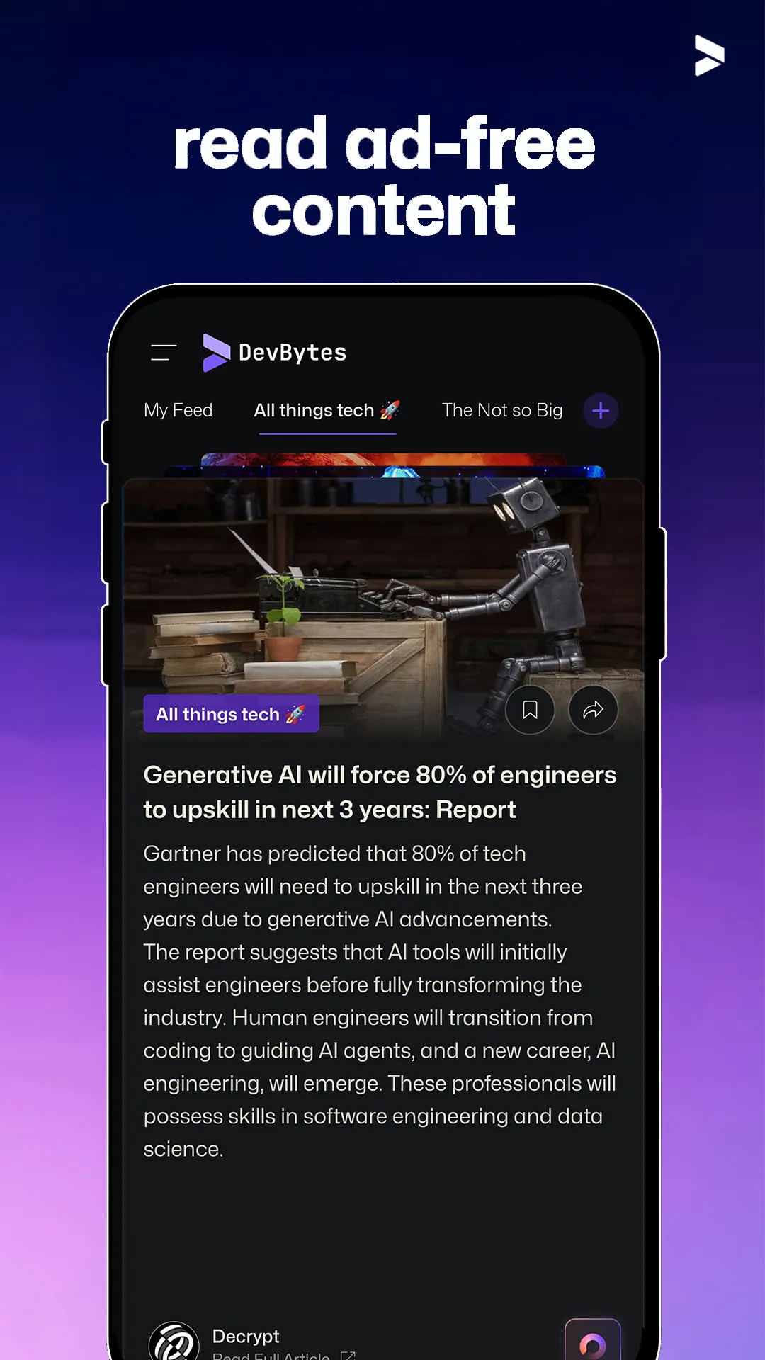 DevBytes-For Busy Developers | Indus Appstore | Screenshot