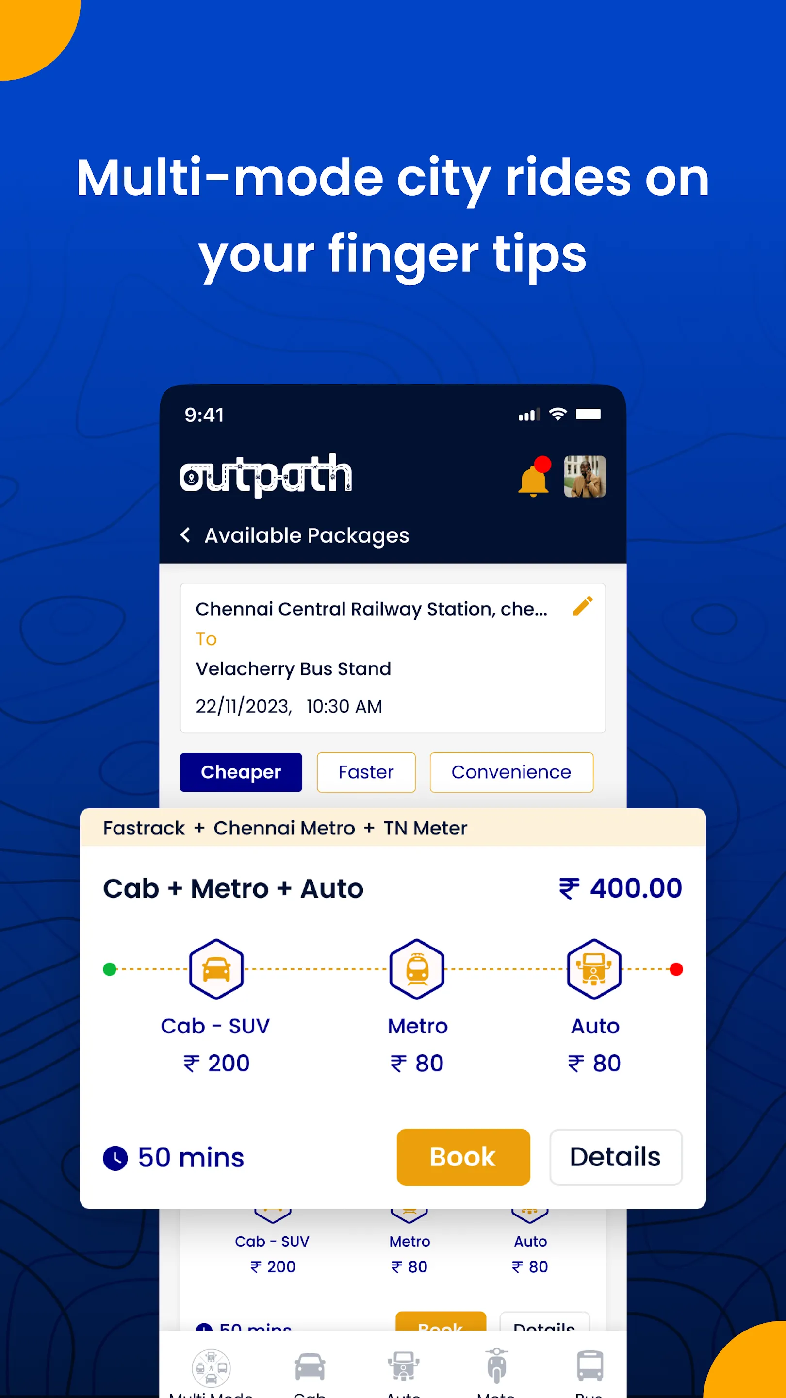 Outpath All In One Booking App | Indus Appstore | Screenshot