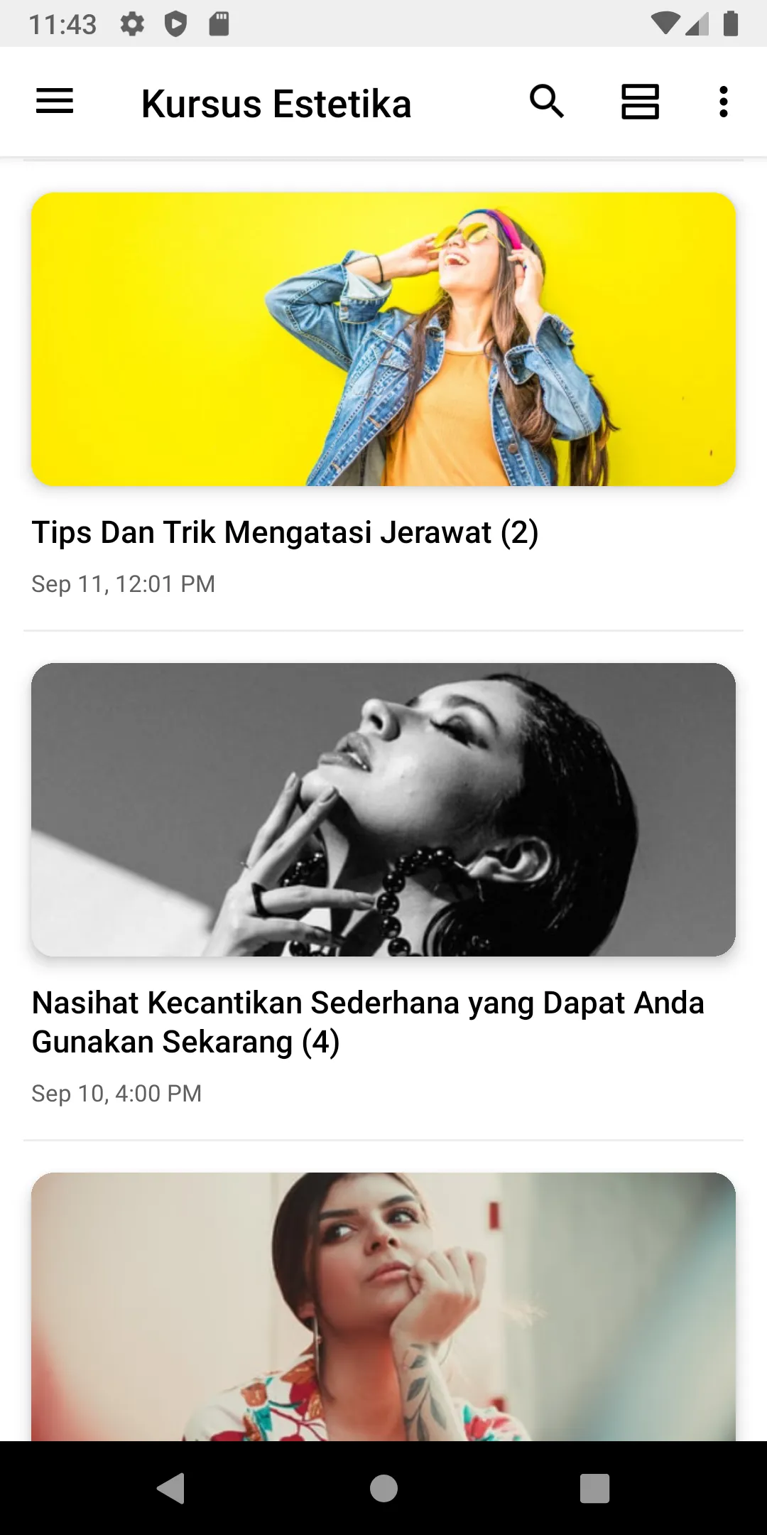 Kursus Estetika Kecantikan | Indus Appstore | Screenshot