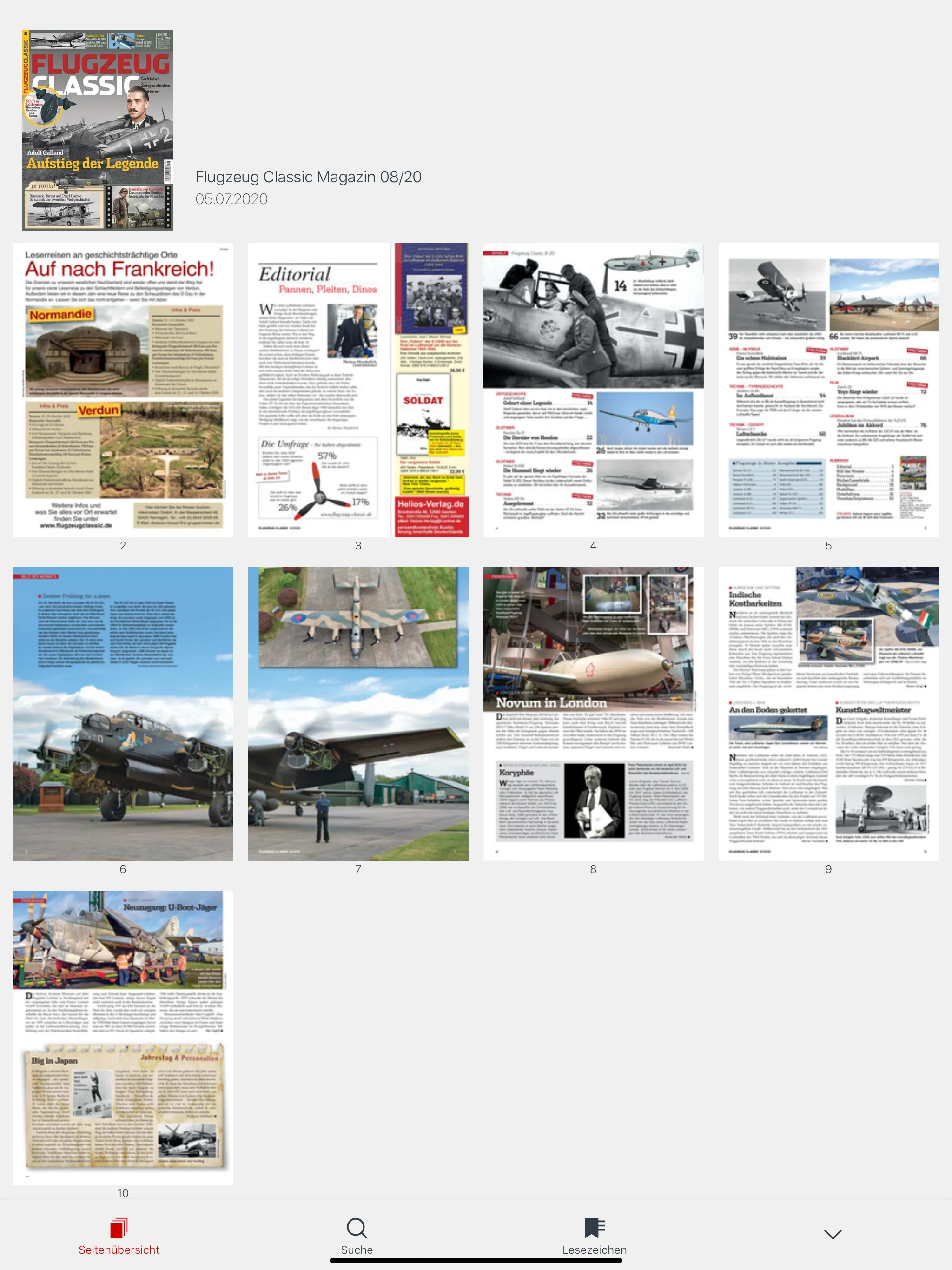 Flugzeug Classic Magazin | Indus Appstore | Screenshot