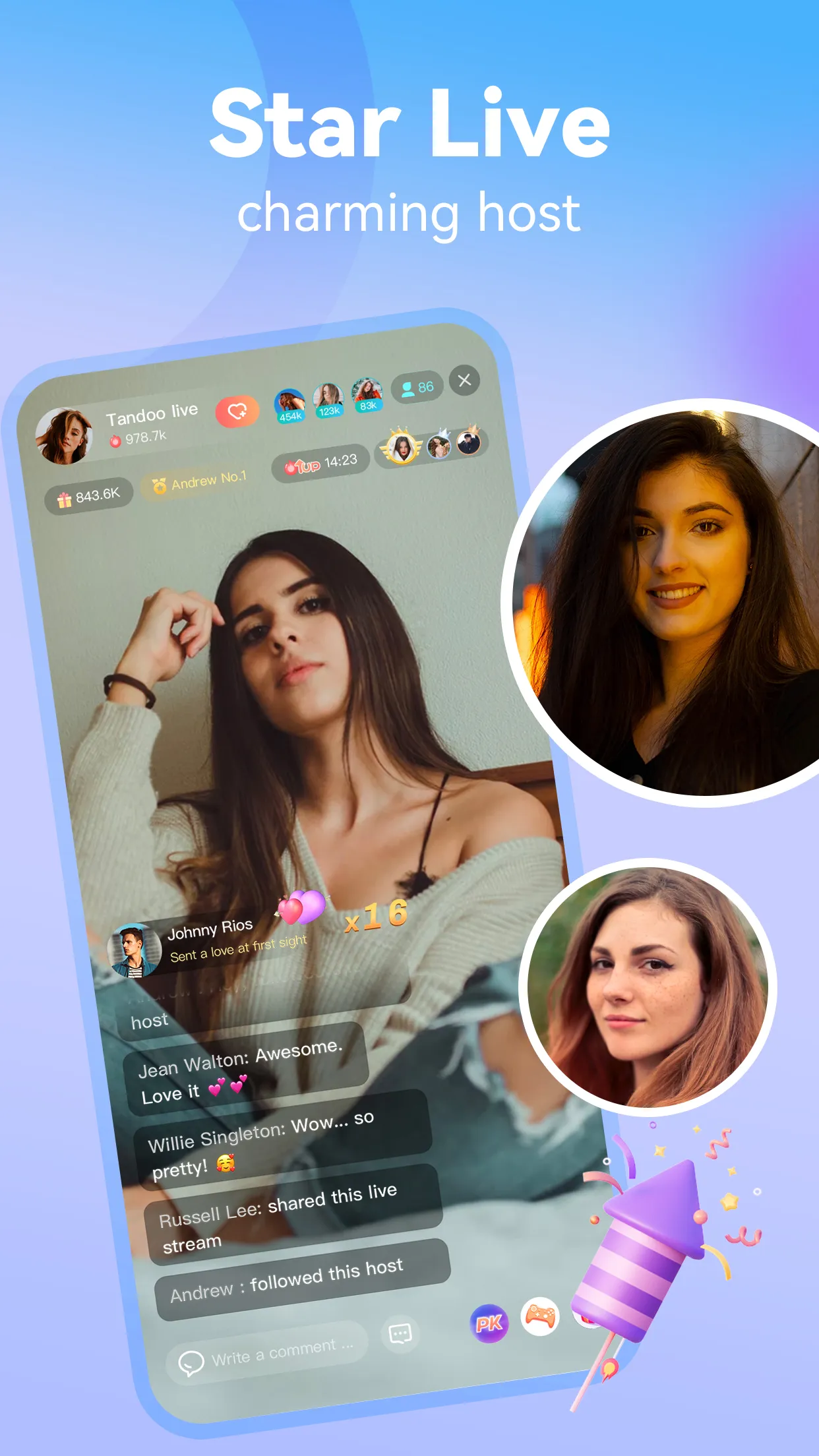 Tandoo-Live video chat, meet | Indus Appstore | Screenshot