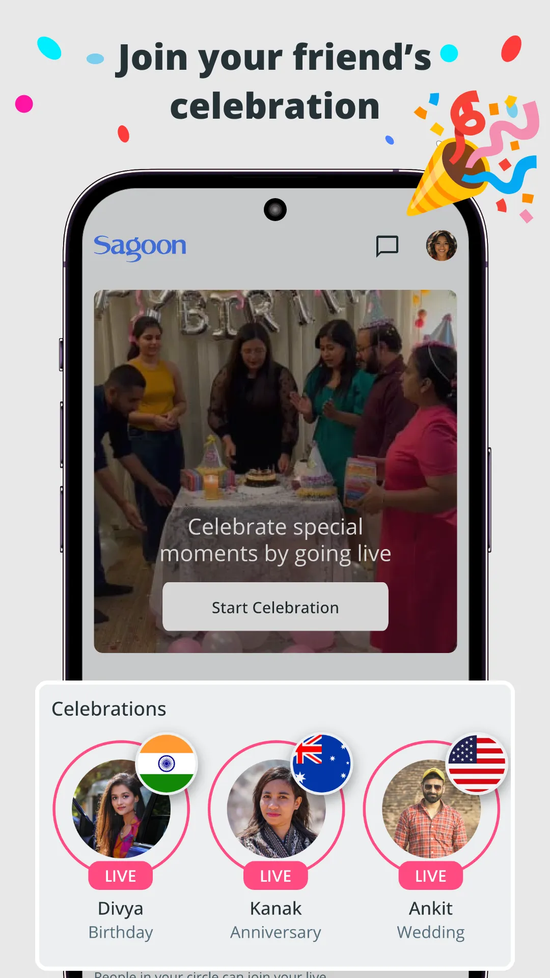 Sagoon – Connect. Share. Earn | Indus Appstore | Screenshot