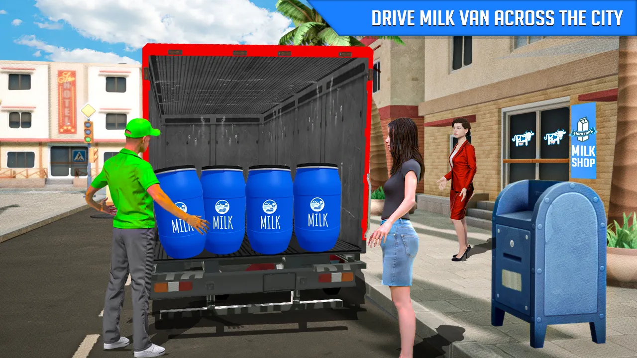 Milk Van Delivery Simulator | Indus Appstore | Screenshot