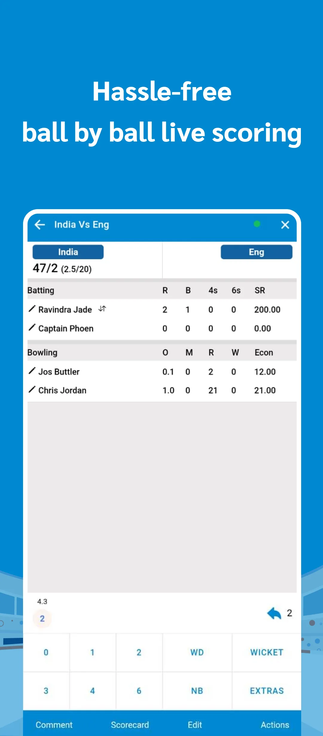 Cricclubs Mobile | Indus Appstore | Screenshot