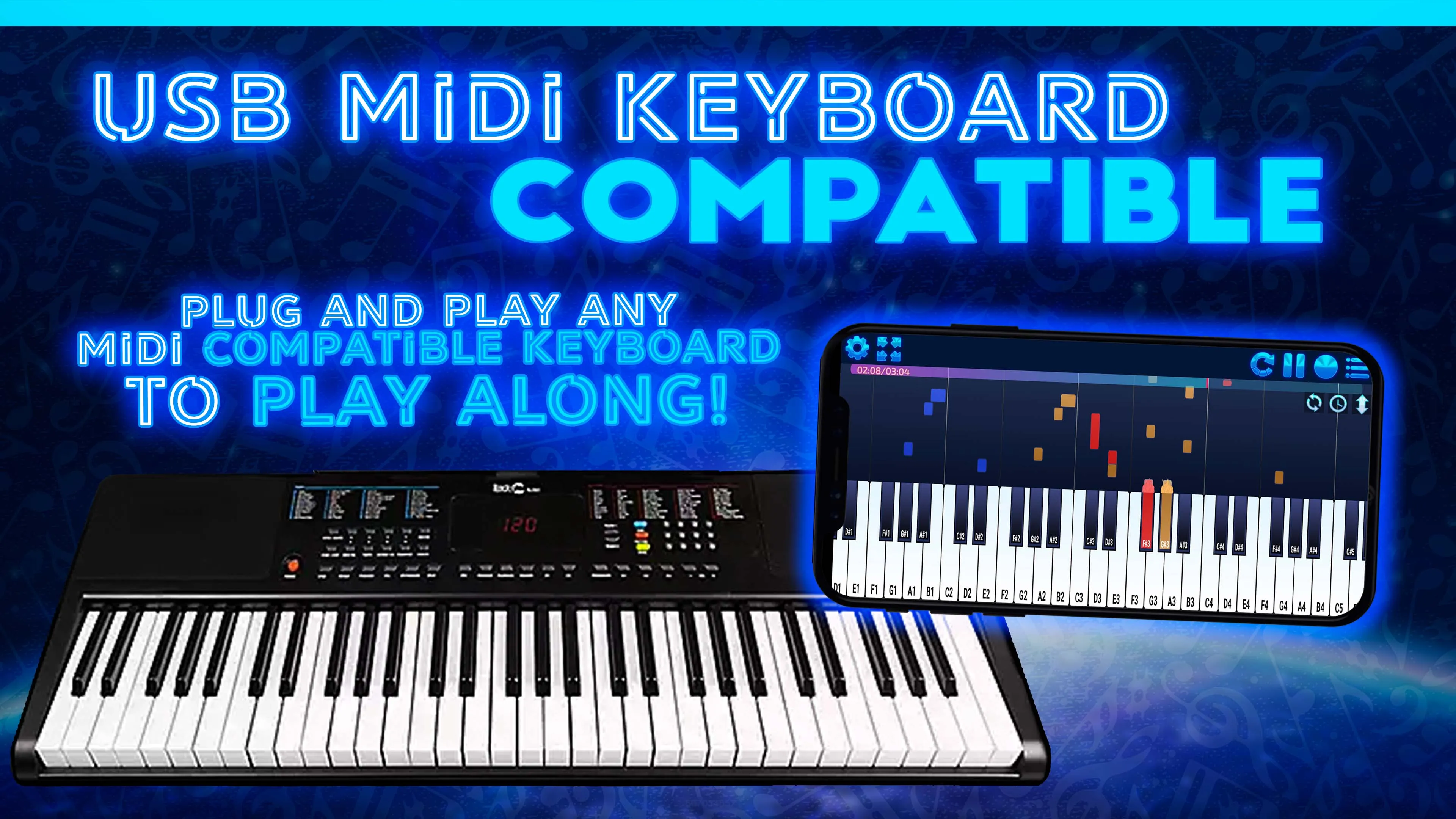 Pianopia: MIDI Piano Player | Indus Appstore | Screenshot