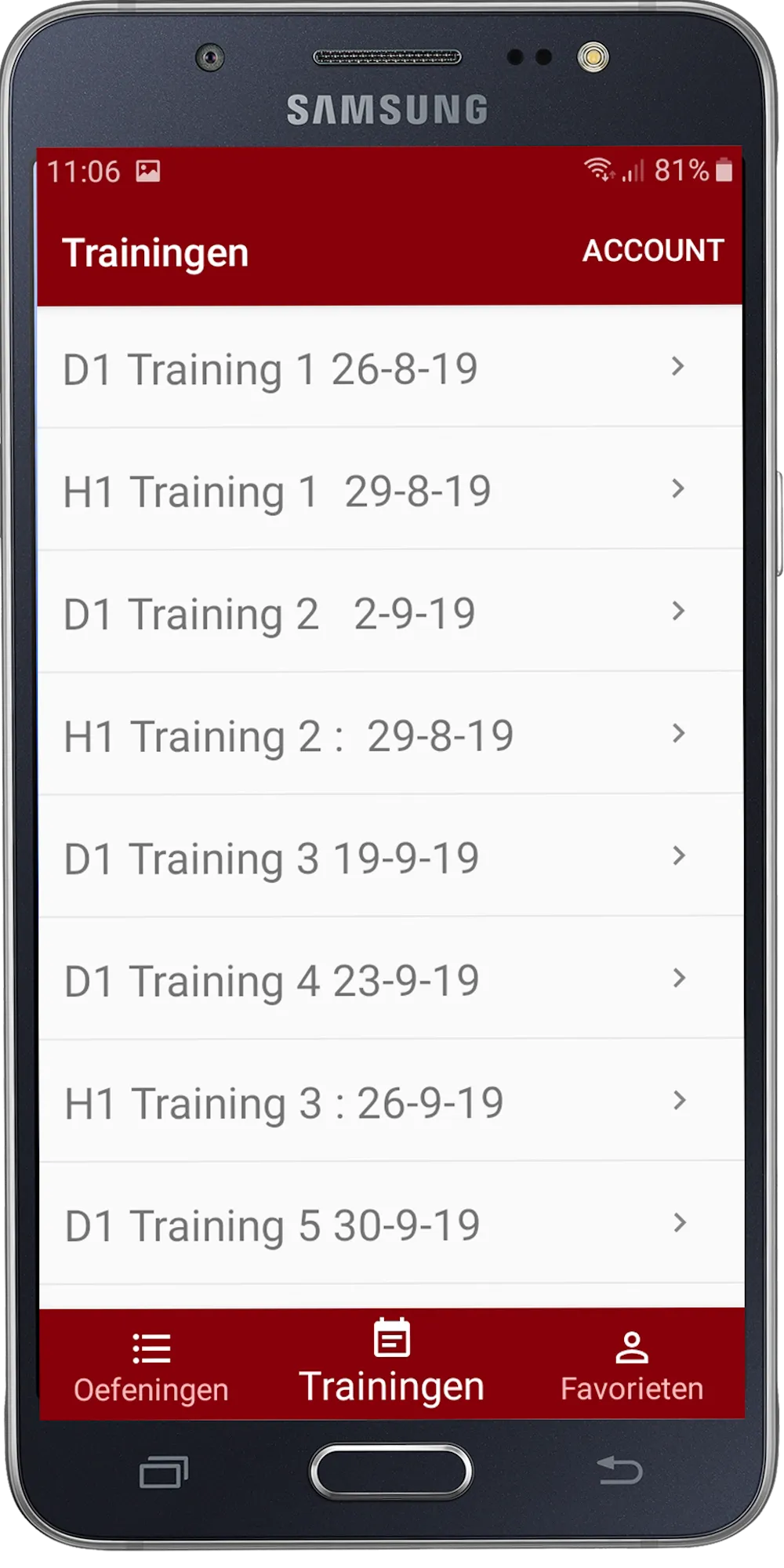 Volleybaltrainingmaken | Indus Appstore | Screenshot