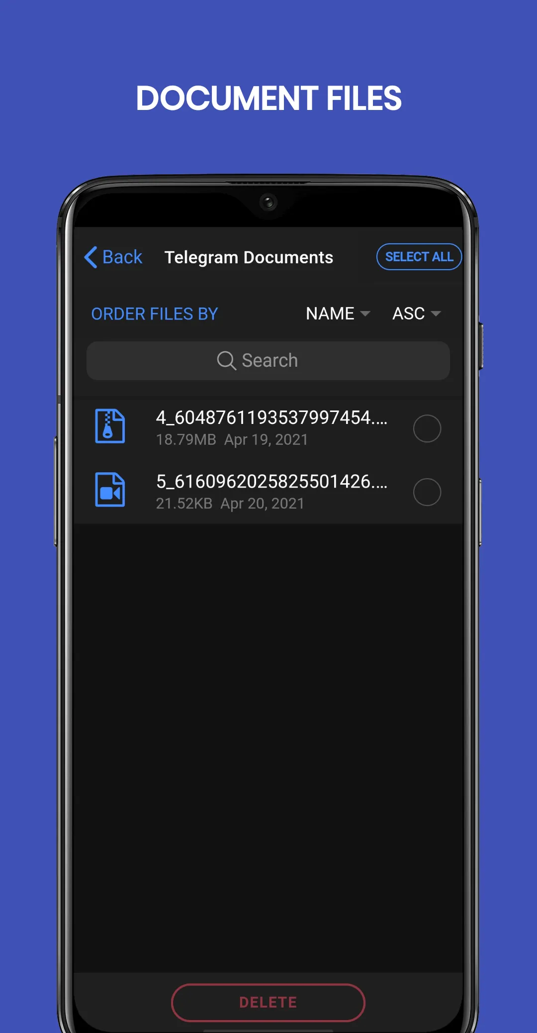 Cleaner For Telegram - File Ma | Indus Appstore | Screenshot