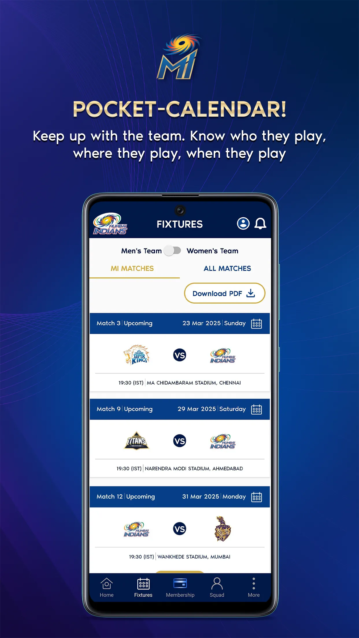 Mumbai Indians Official App | Indus Appstore | Screenshot