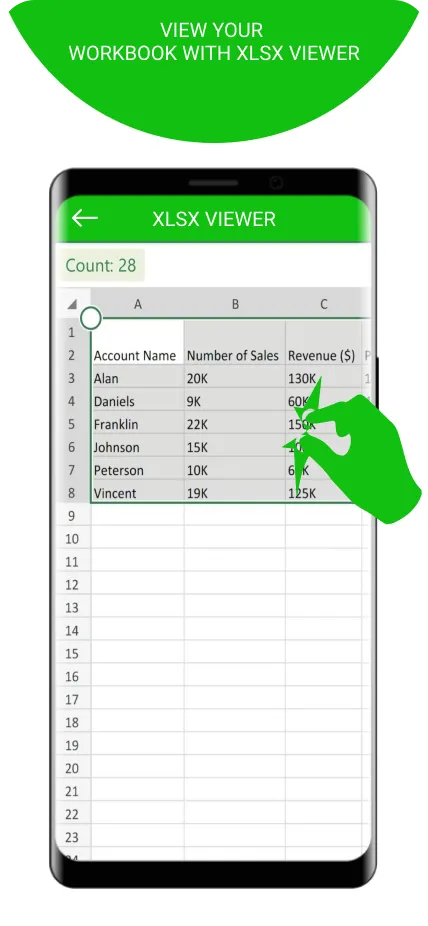Xlsx File Reader | Indus Appstore | Screenshot