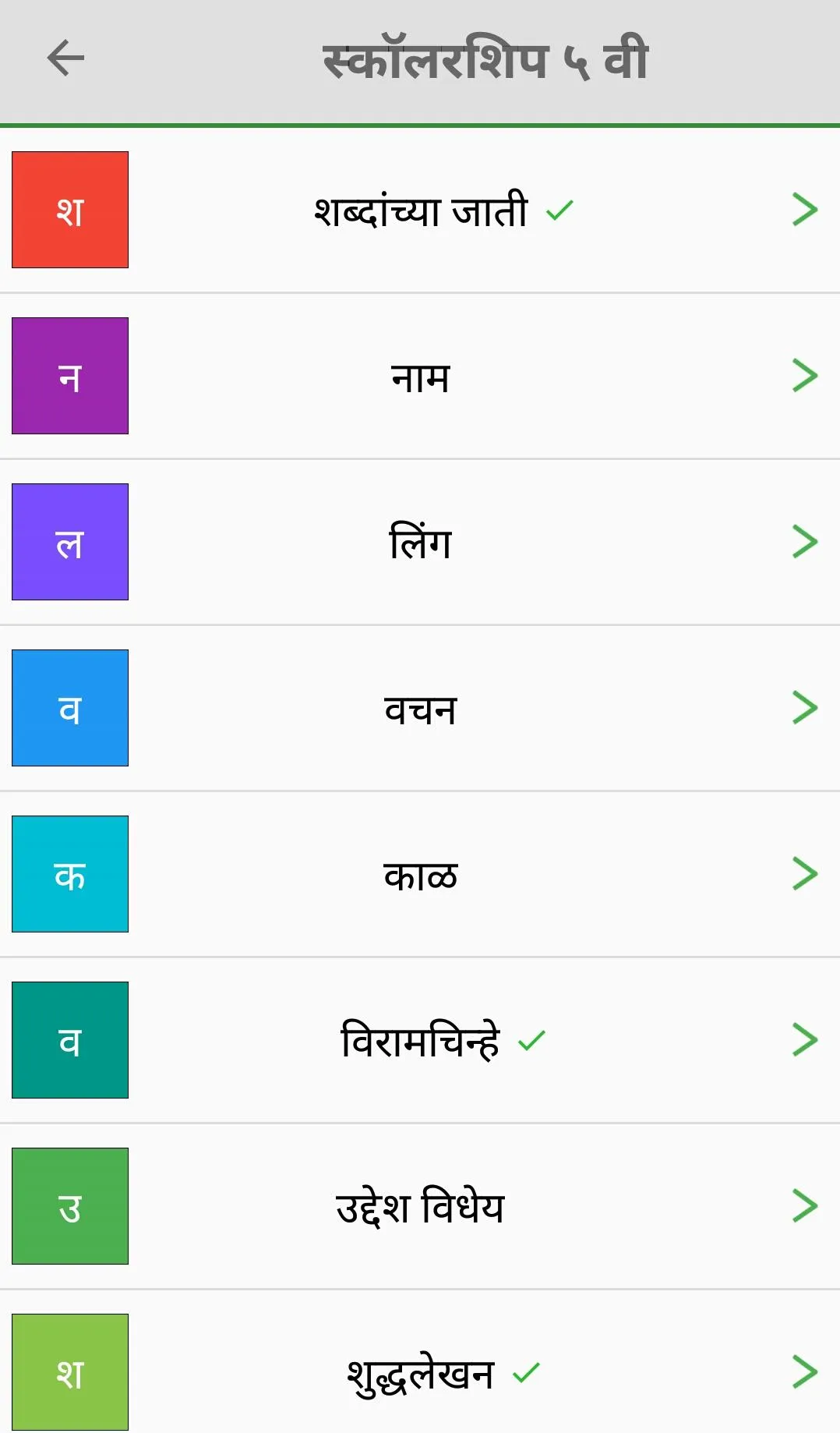 स्कॉलरशिप ५ वी | Scholarship 5 | Indus Appstore | Screenshot