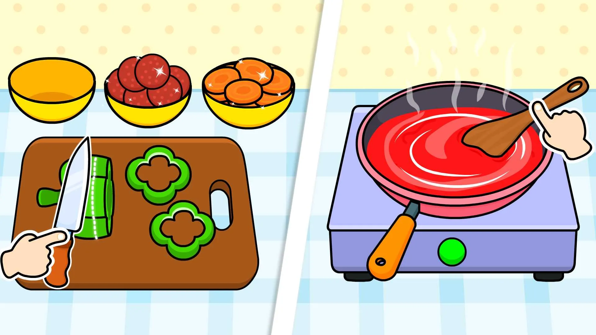 Timpy Pizza Kids Cooking Games | Indus Appstore | Screenshot