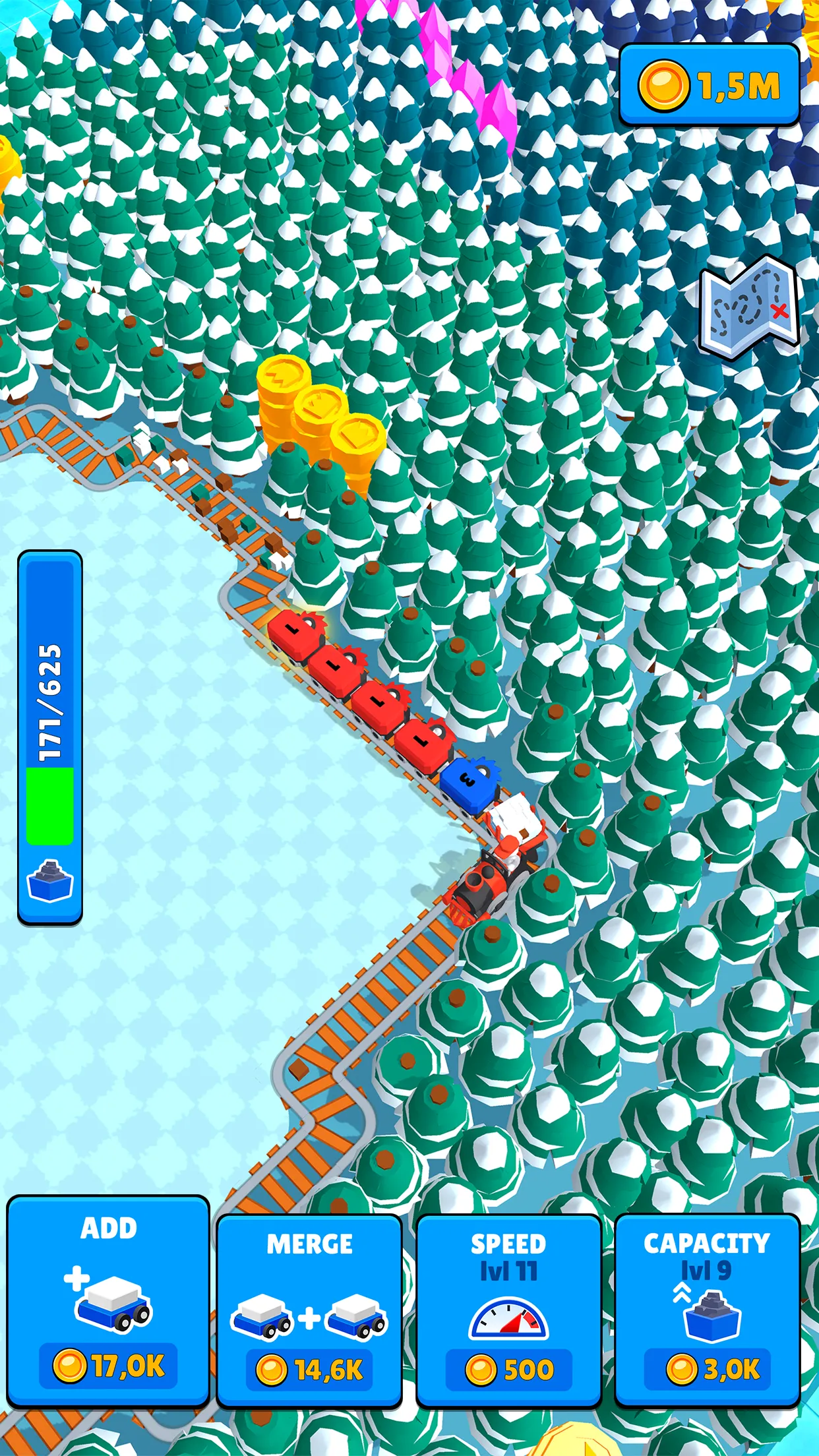 Train Miner: Idle Railway Game | Indus Appstore | Screenshot